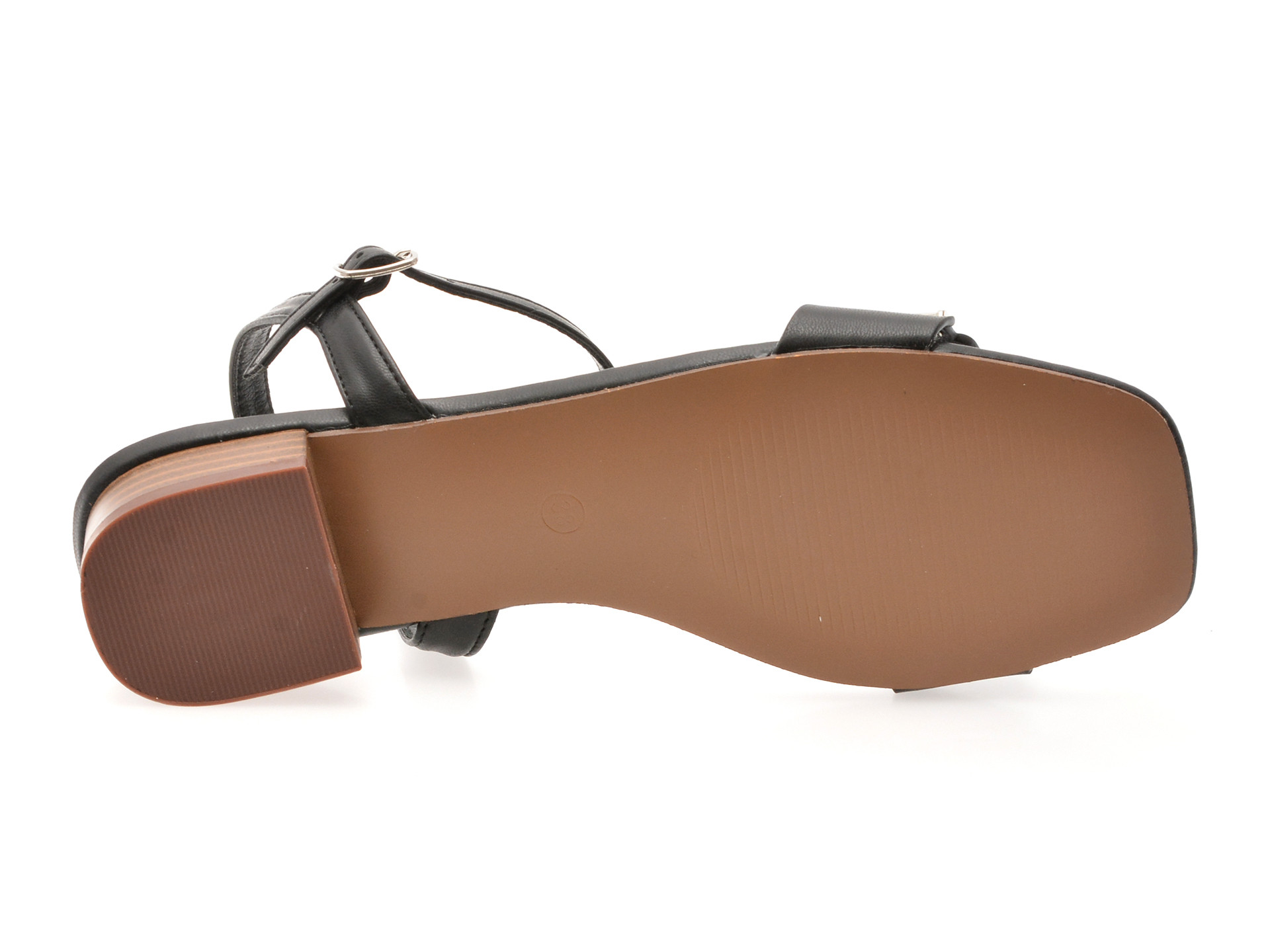 Sandale EPICA negre, 82962, din piele ecologica