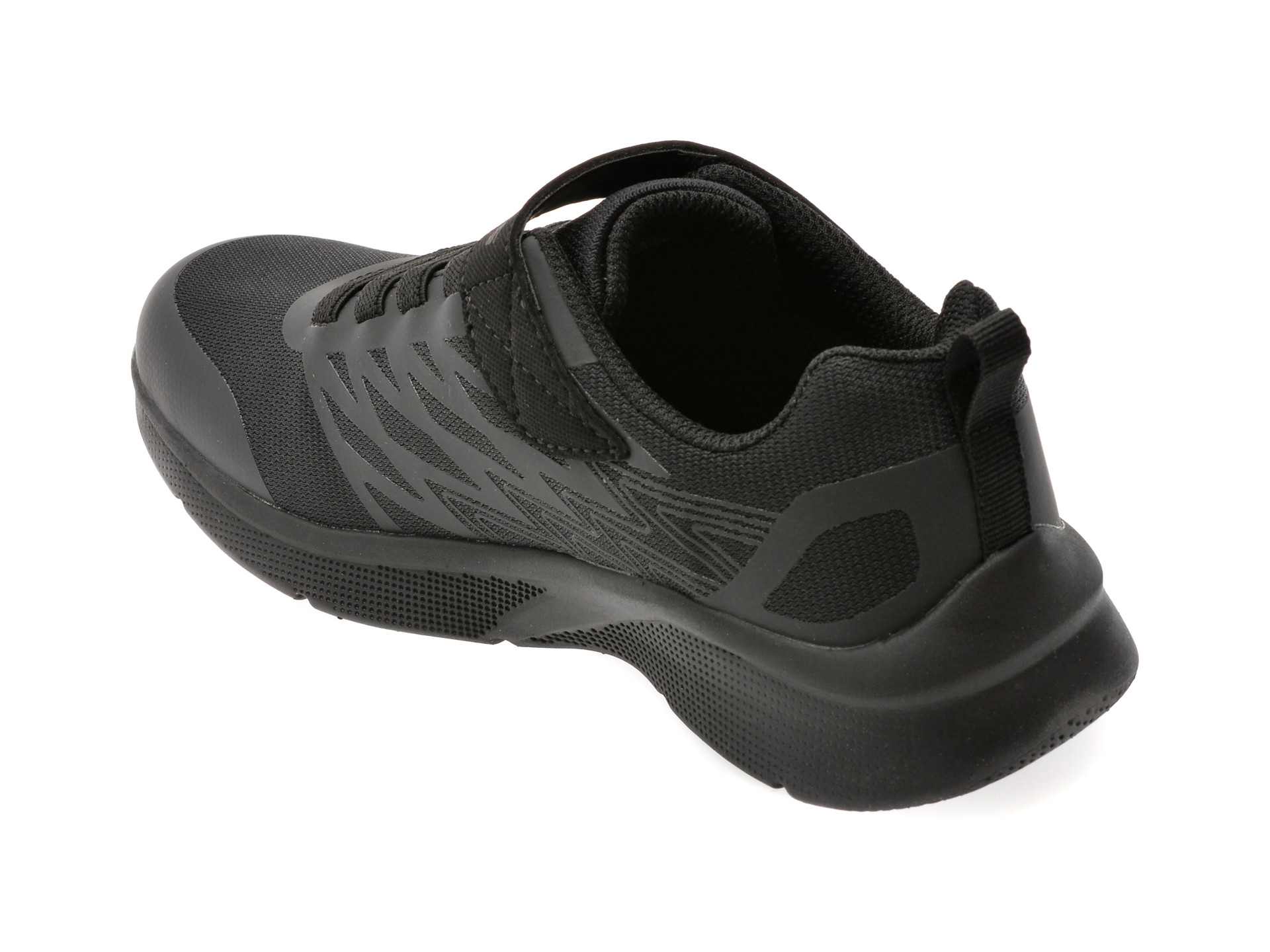 Pantofi sport SKECHERS negri, MICROSPEC, din material textil