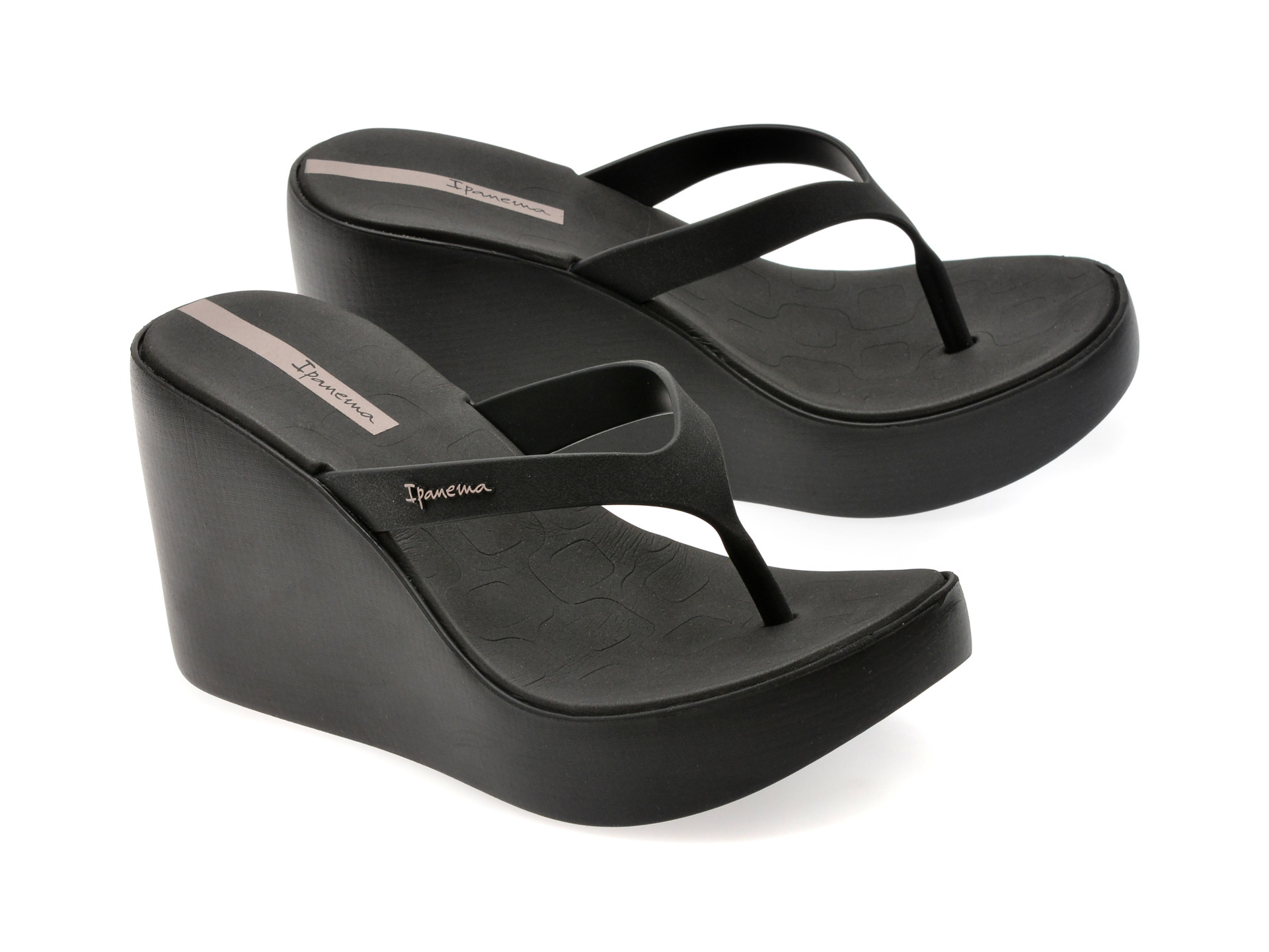 Papuci IPANEMA negri, 8362650, din pvc