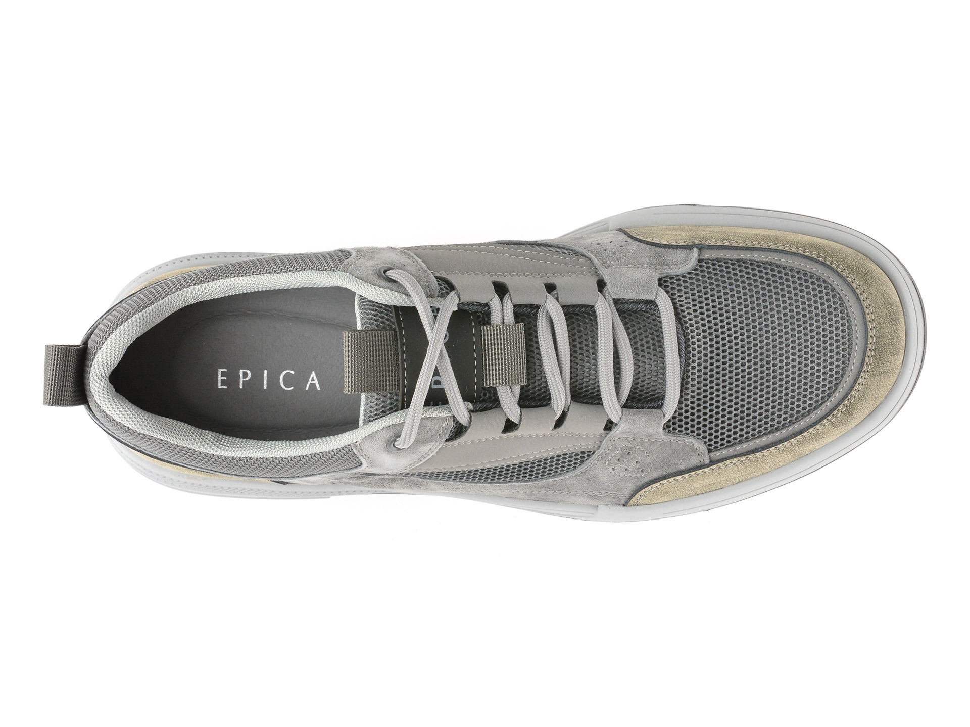 Pantofi sport EPICA gri, 37501, din material textil