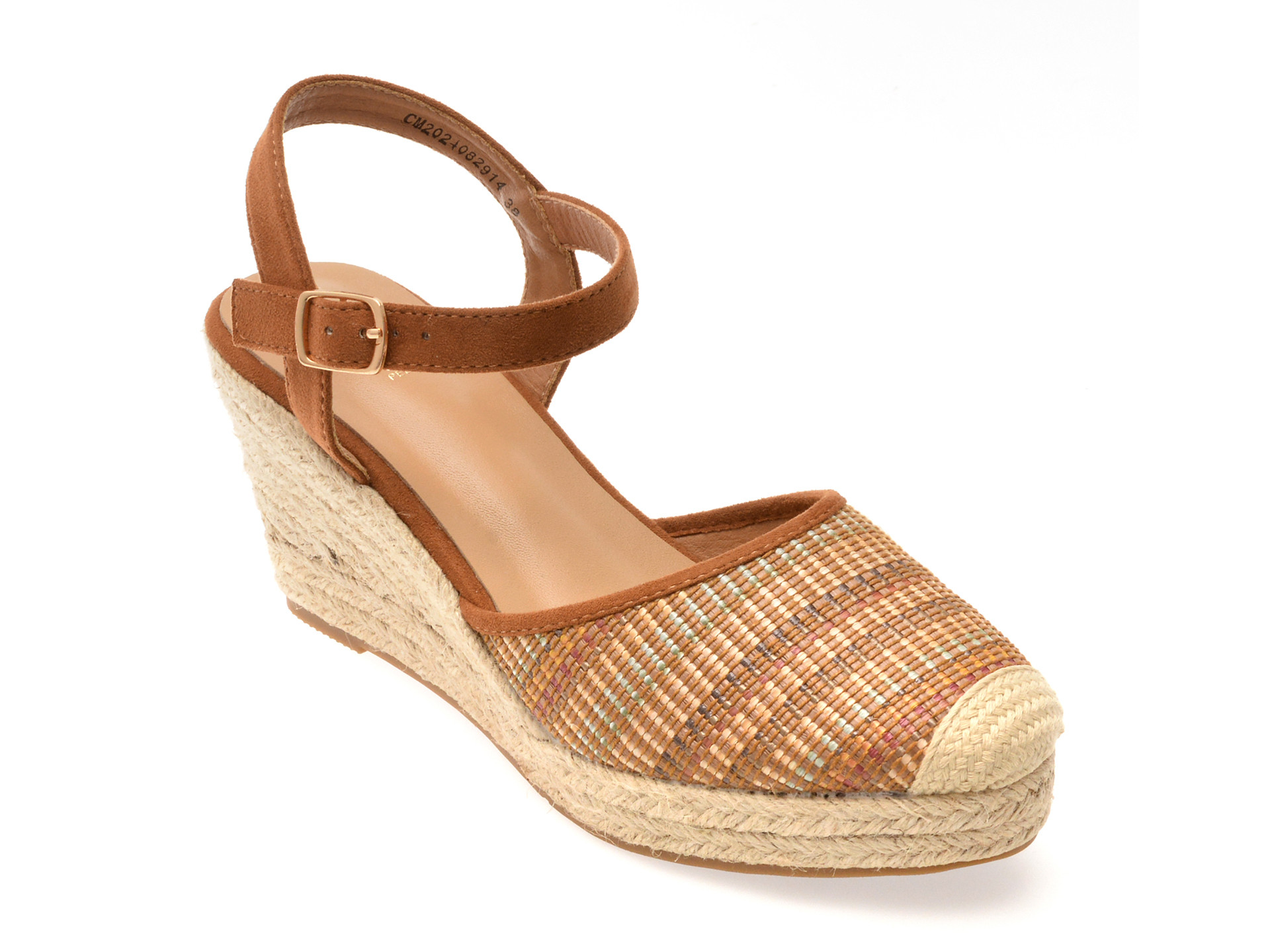 Pantofi EPICA maro, 82914, din piele ecologica