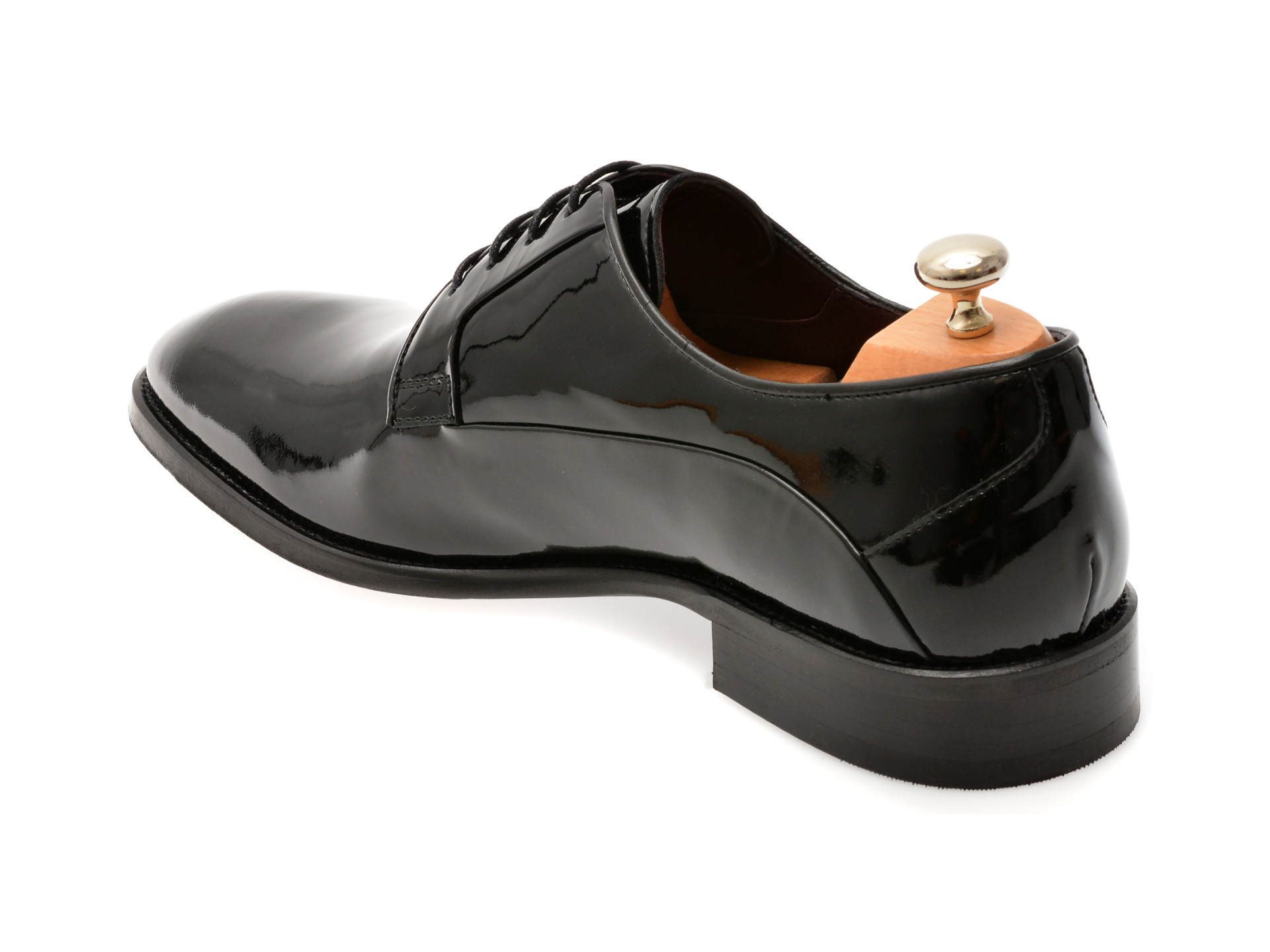 Pantofi eleganti LE COLONEL negri, 49829, din piele naturala lacuita