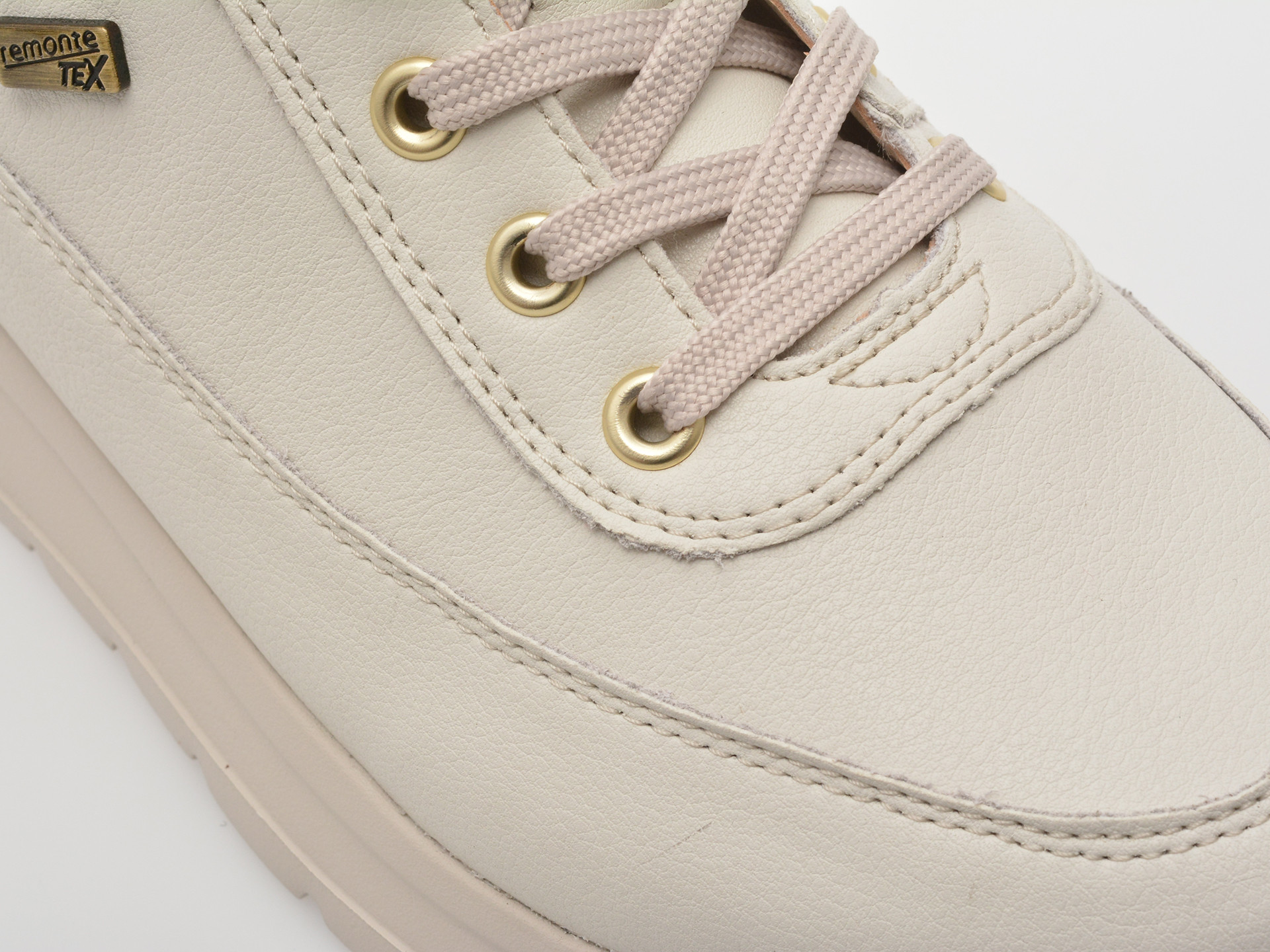 Ghete REMONTE albe, D2V71, din material textil