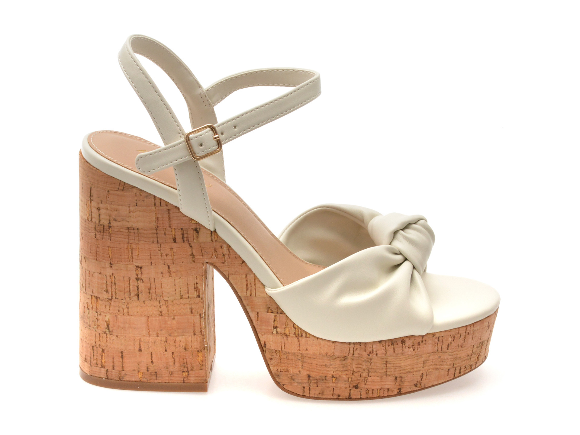 Sandale ALDO albe, ULIALDAN 121, din piele ecologica