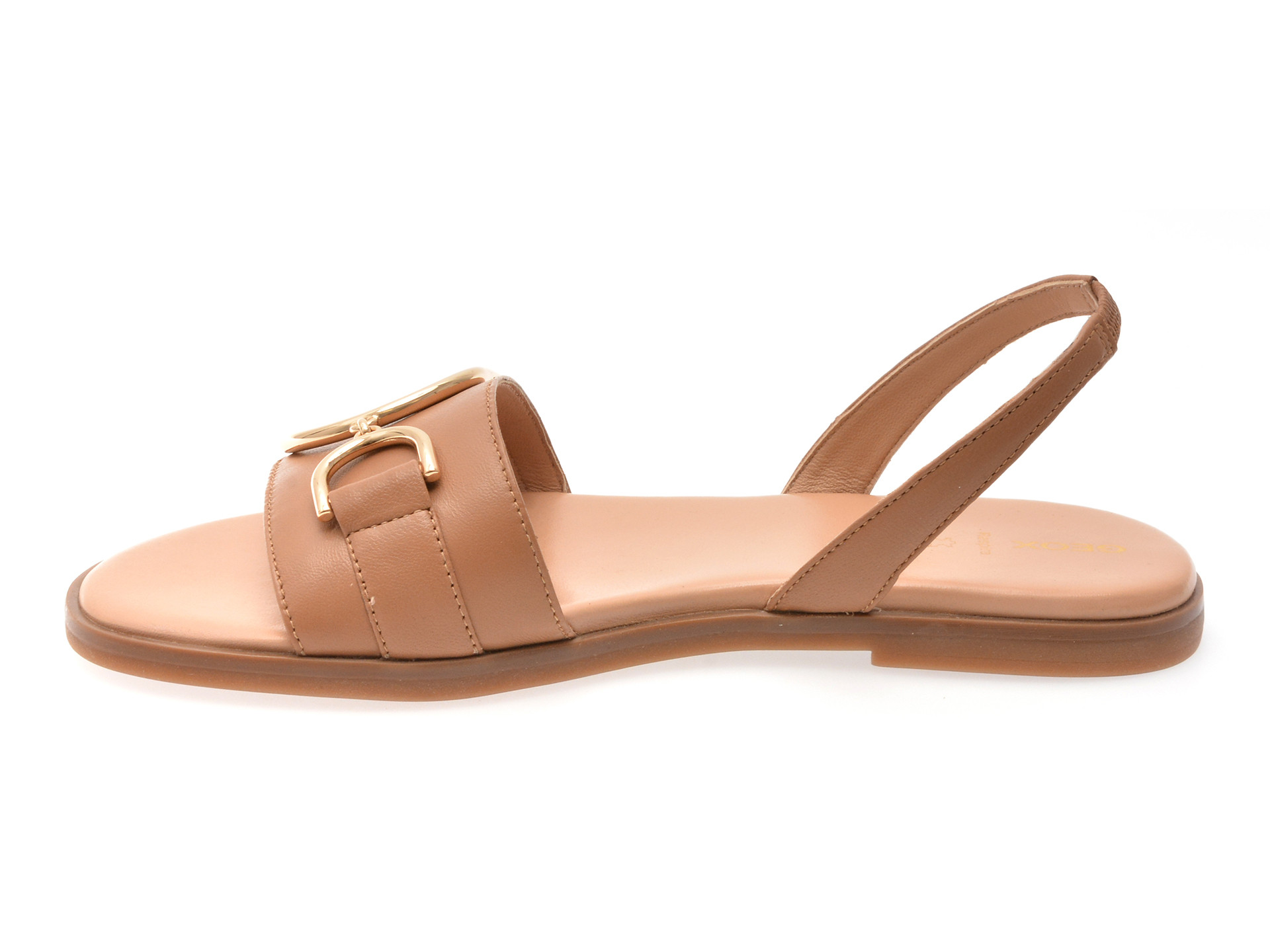 Sandale GEOX maro, D35SDA, din piele naturala