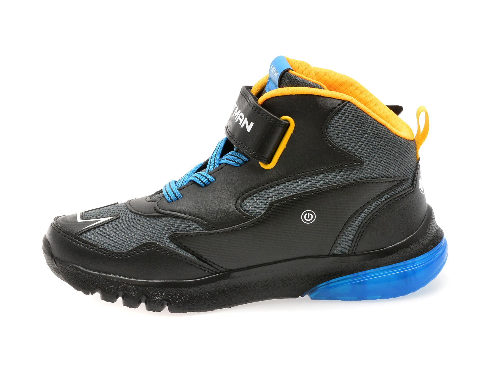 Ghete GEOX negre, J56LBE, din material textil