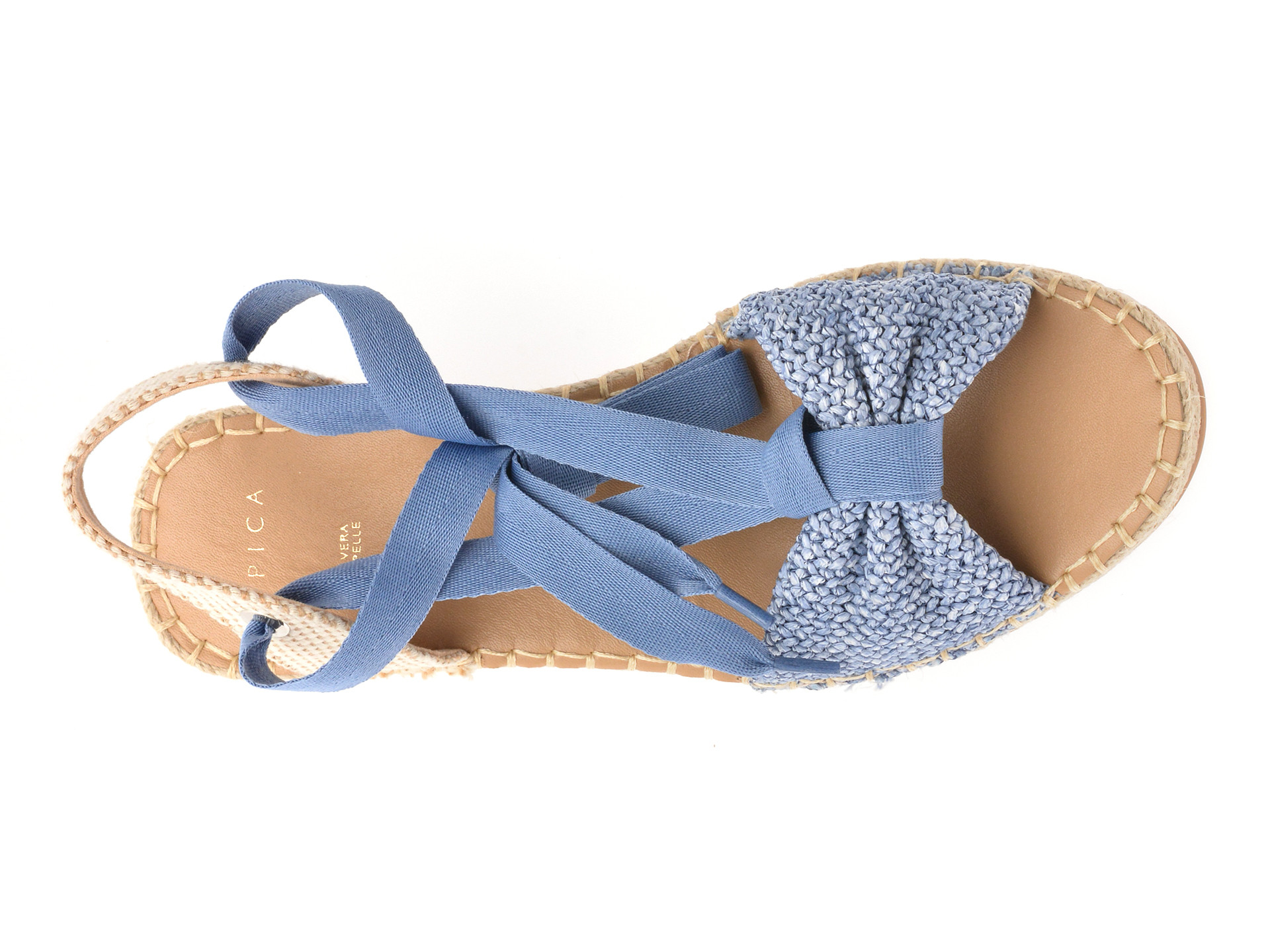 Sandale EPICA albastre, 82917, din material textil