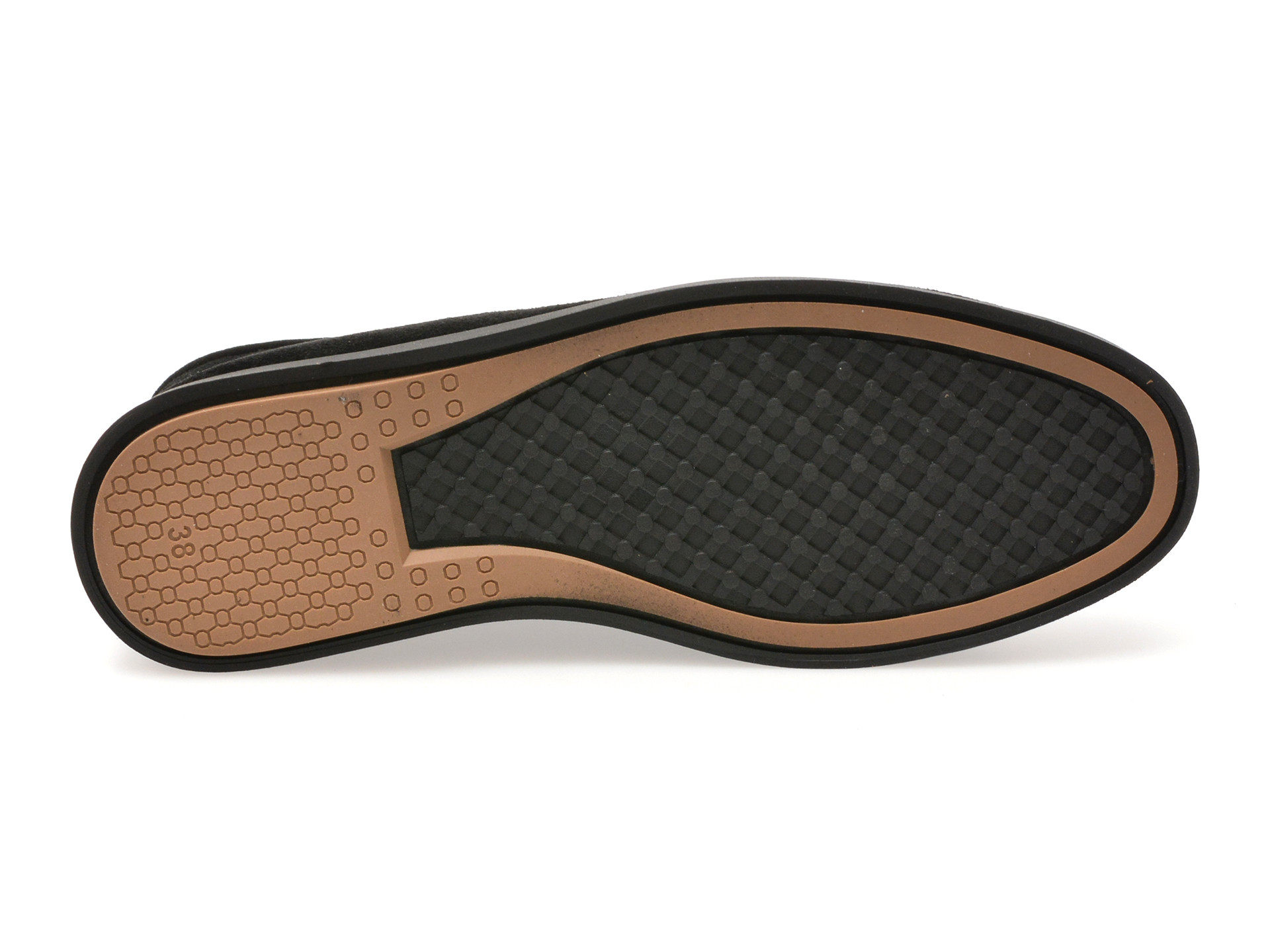 Pantofi EPICA negri, 3642605, din piele intoarsa