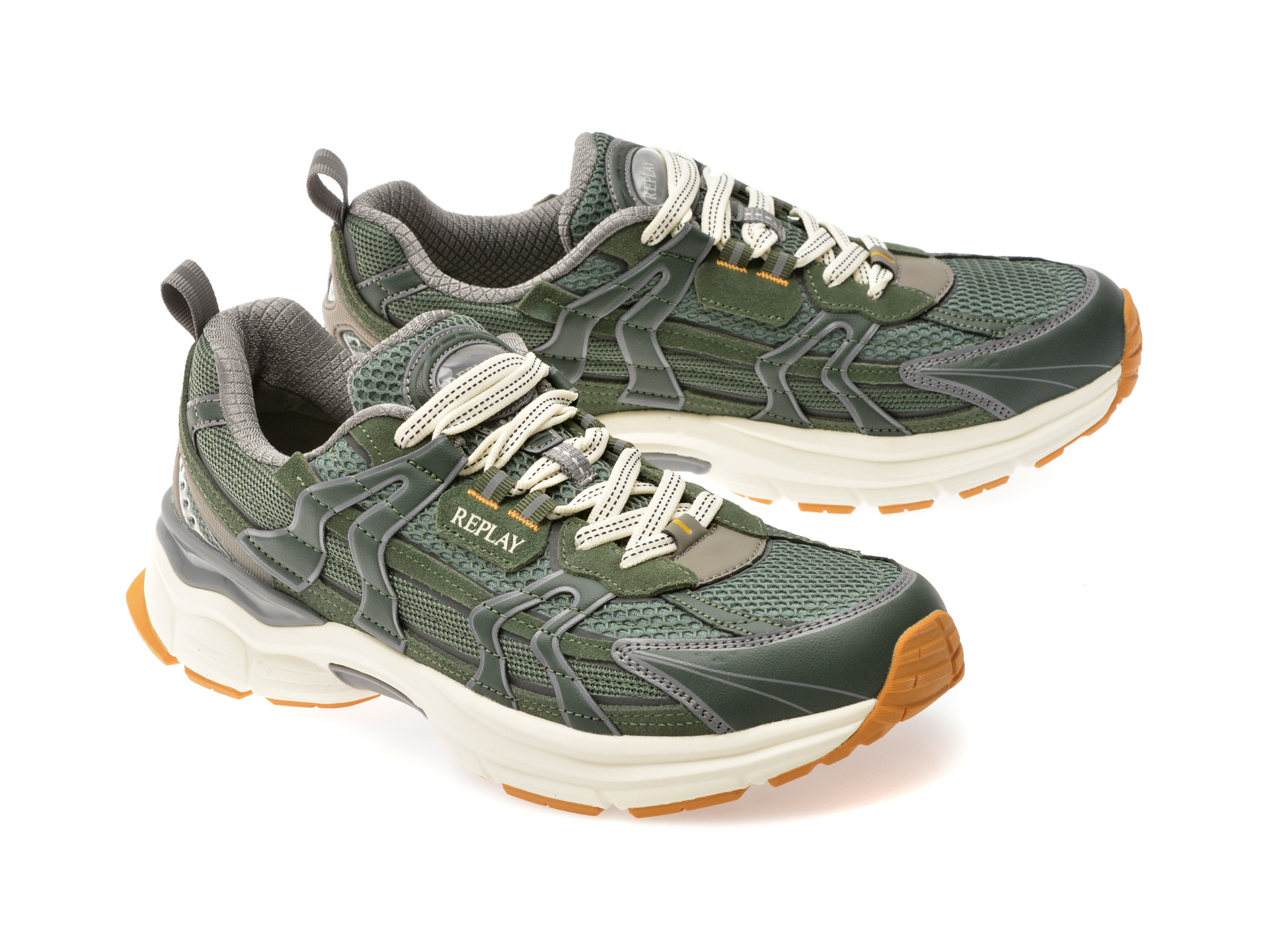 Pantofi sport REPLAY verzi, MSD502T, din material textil