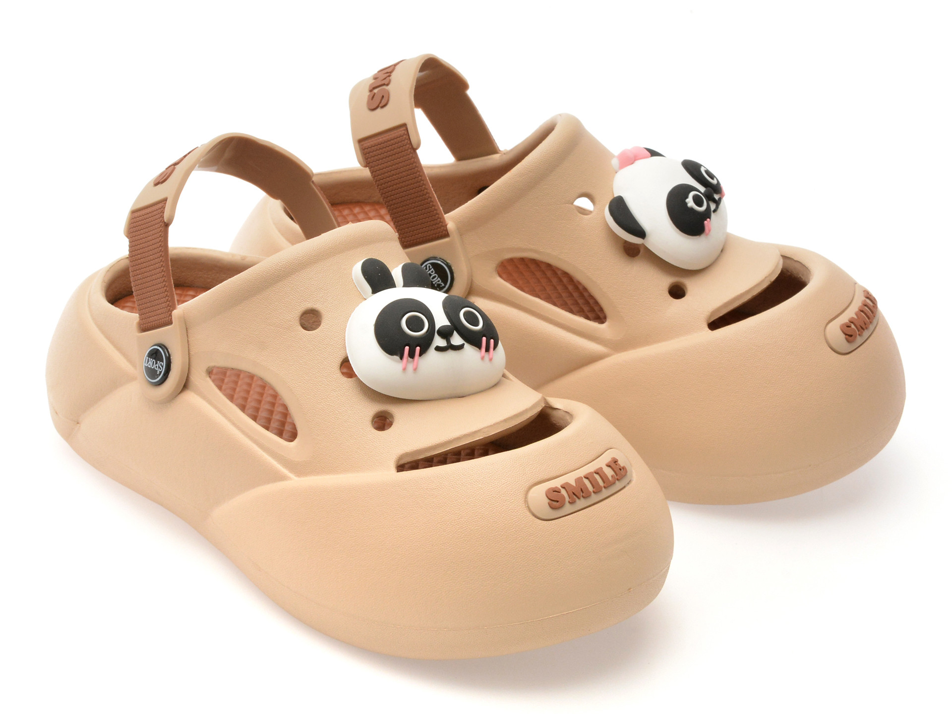 Papuci SELECTION KIDS gri, 3013, din pvc