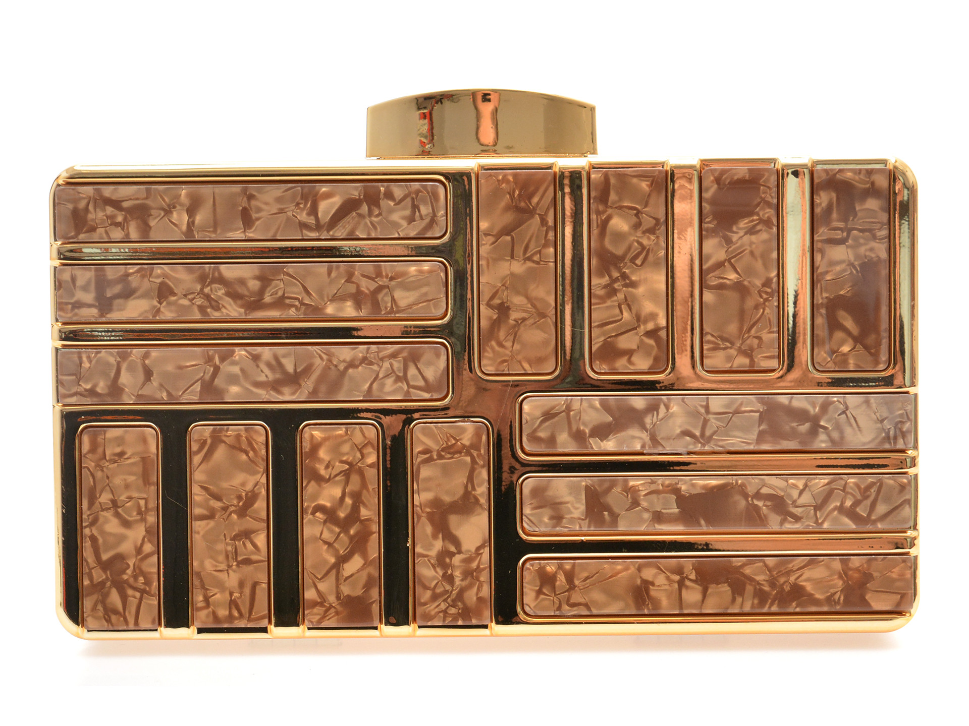 Geanta EPICA maro, 133, din metal