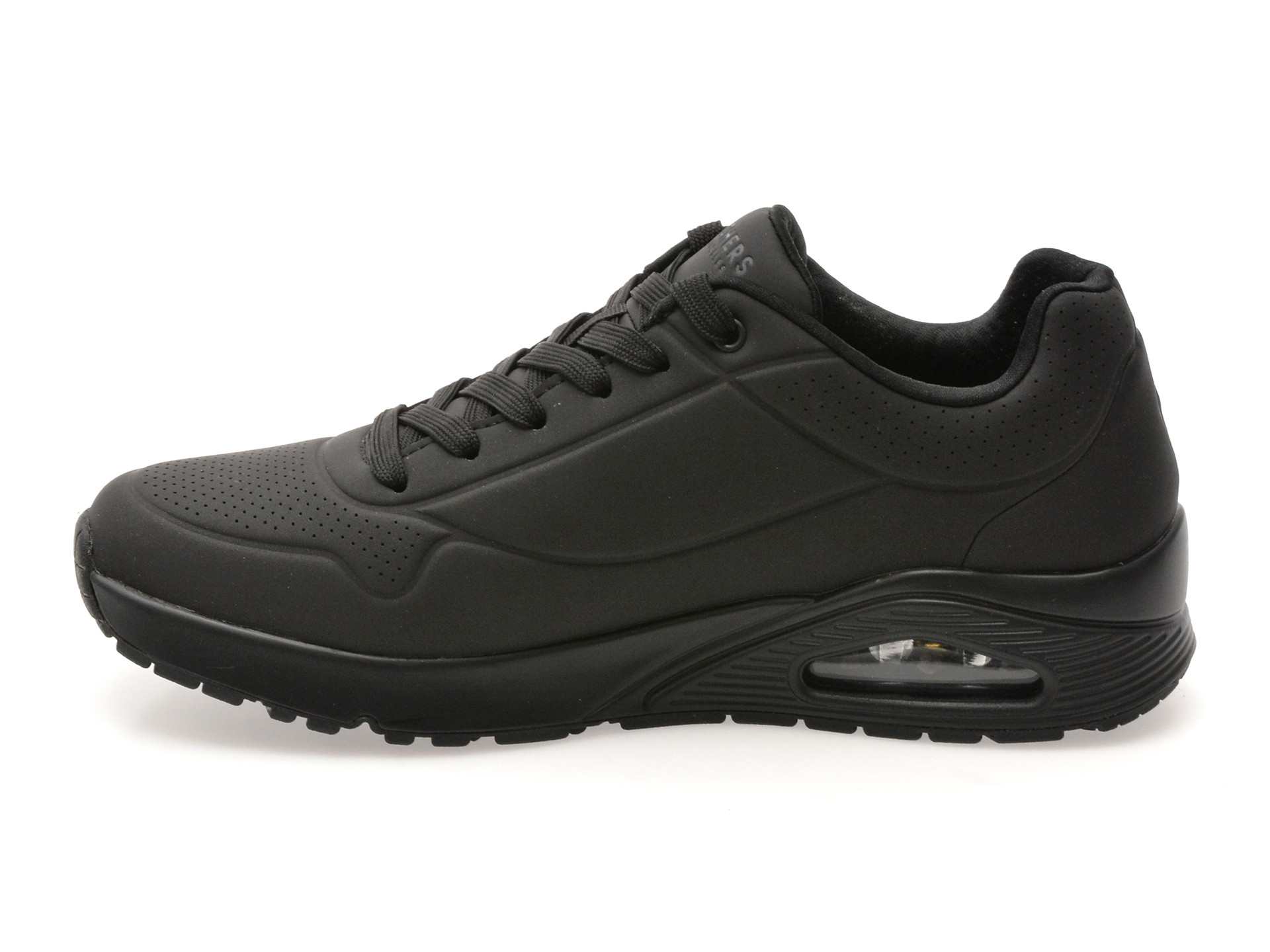 Pantofi sport SKECHERS negri, UNO, din piele ecologica
