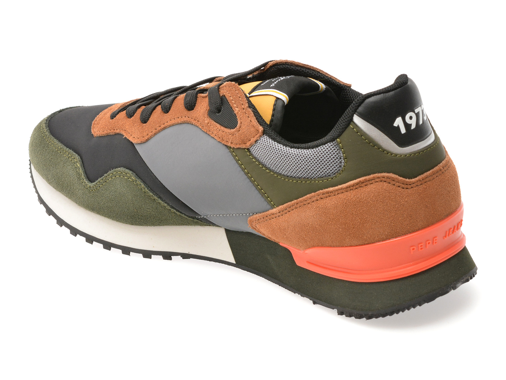 Pantofi sport PEPE JEANS kaki, MS40012, din material textil