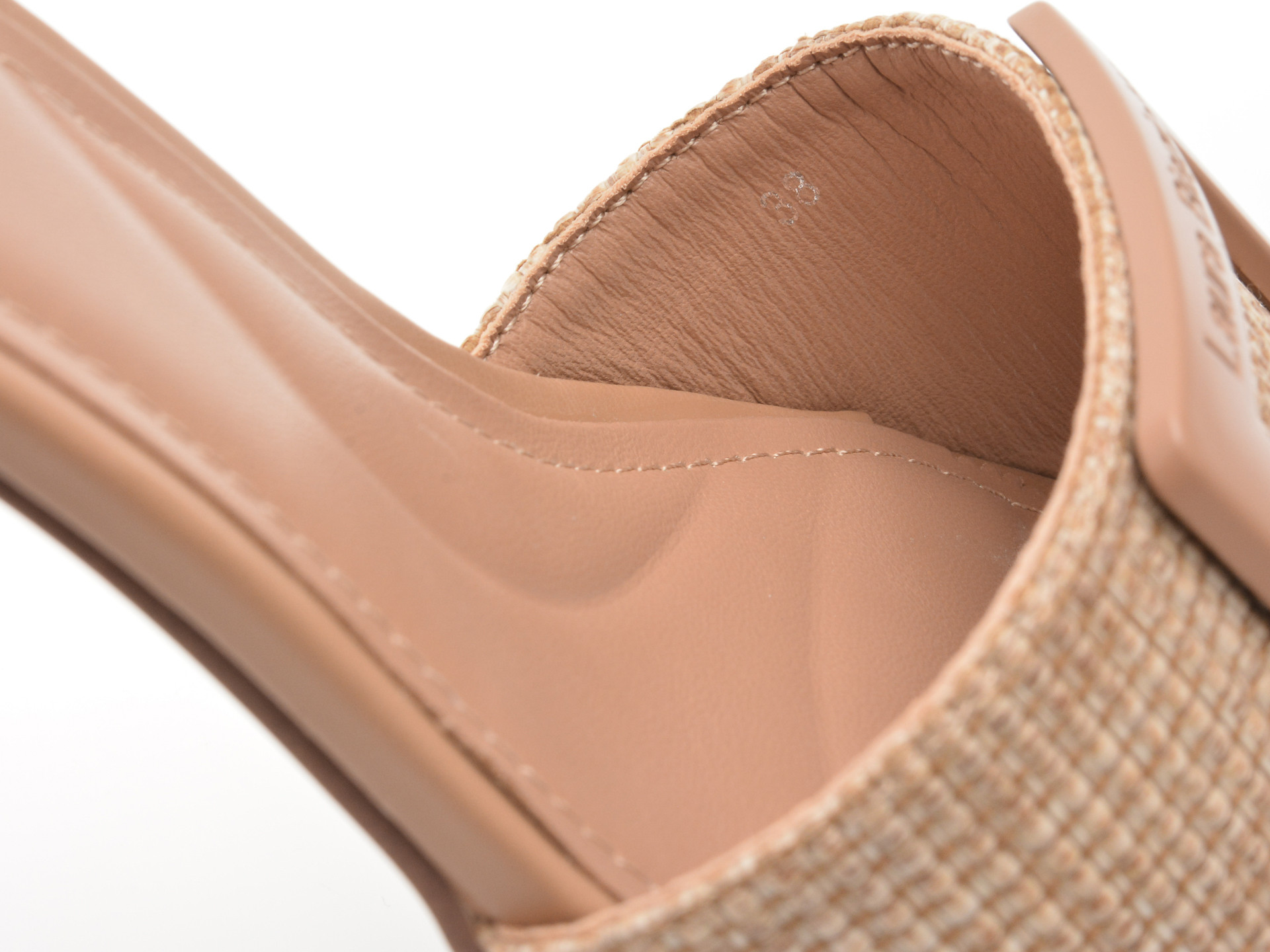 Papuci LAURA BIAGIOTTI maro, 9035, din material textil