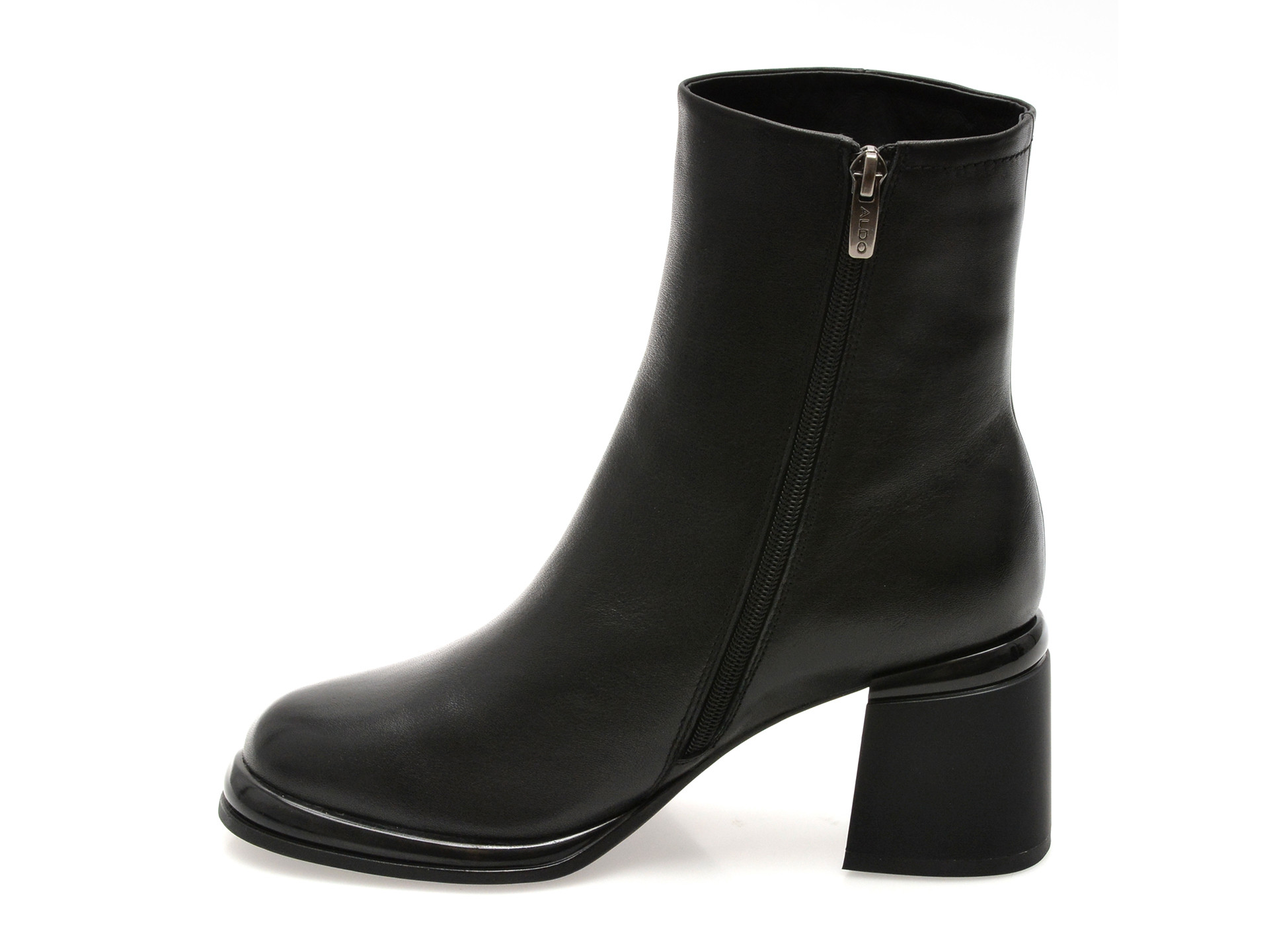 Ghete ALDO negre, D727, din piele naturala