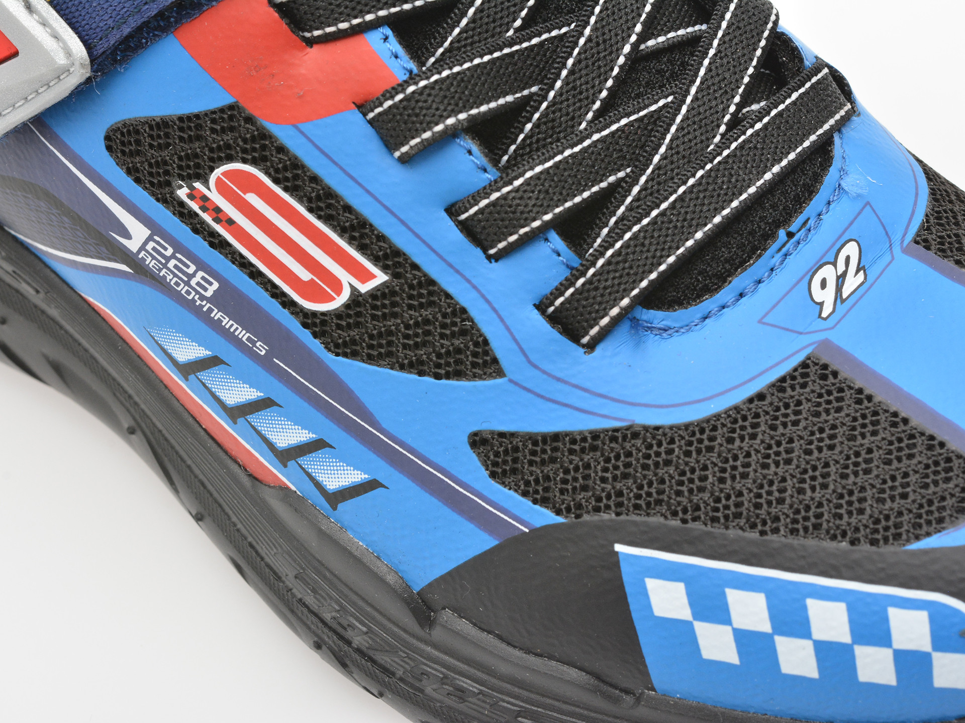 Pantofi sport SKECHERS albastri, TRACKS, din material textil