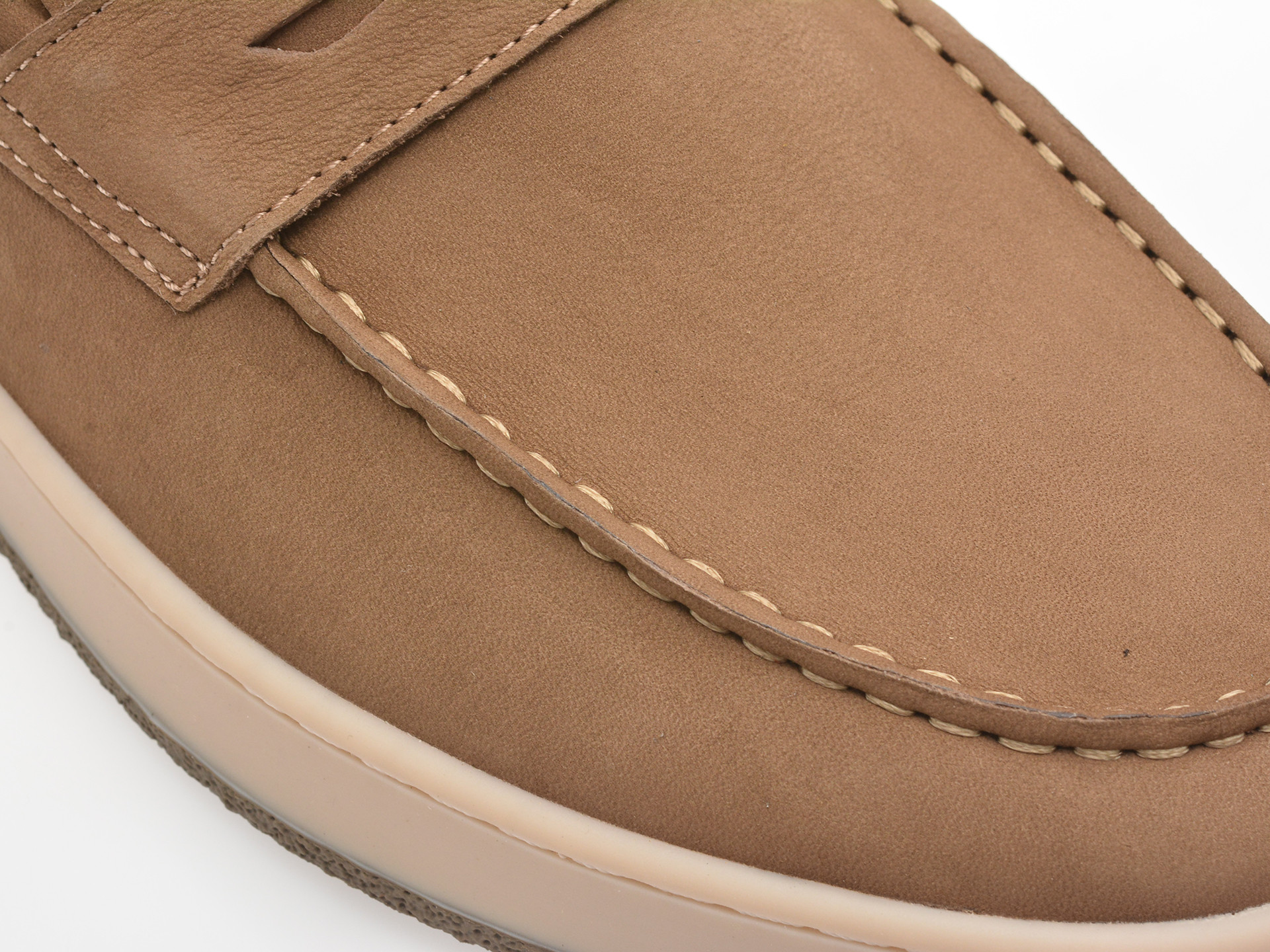 Mocasini OTTER maro, MU145, din nabuc