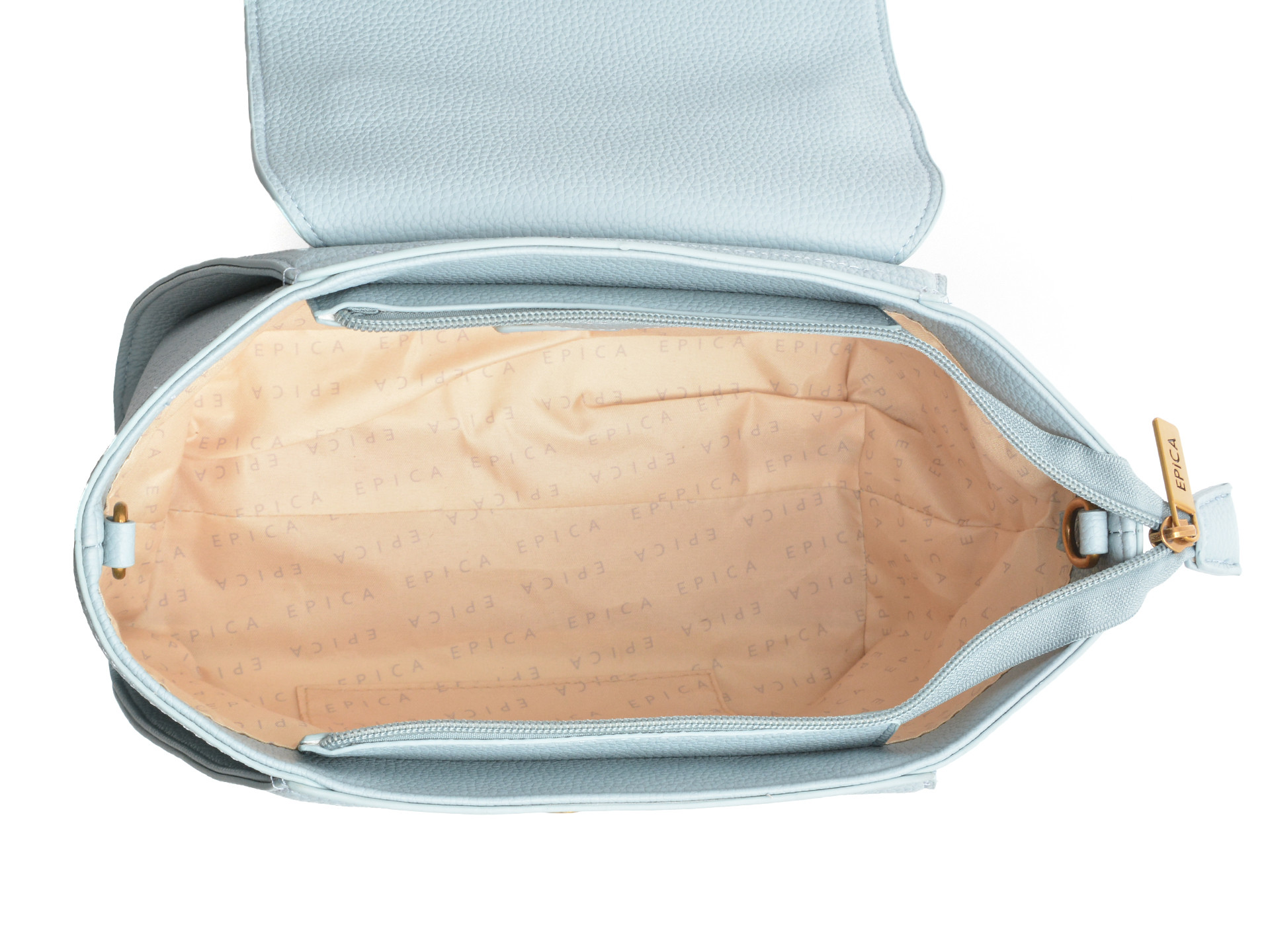 Geanta EPICA albastra, 6770, din piele ecologica