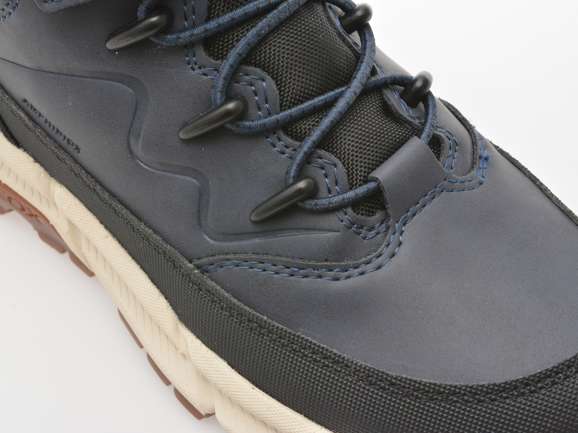 Ghete GEOX bleumarin, J36LCG, din piele ecologica