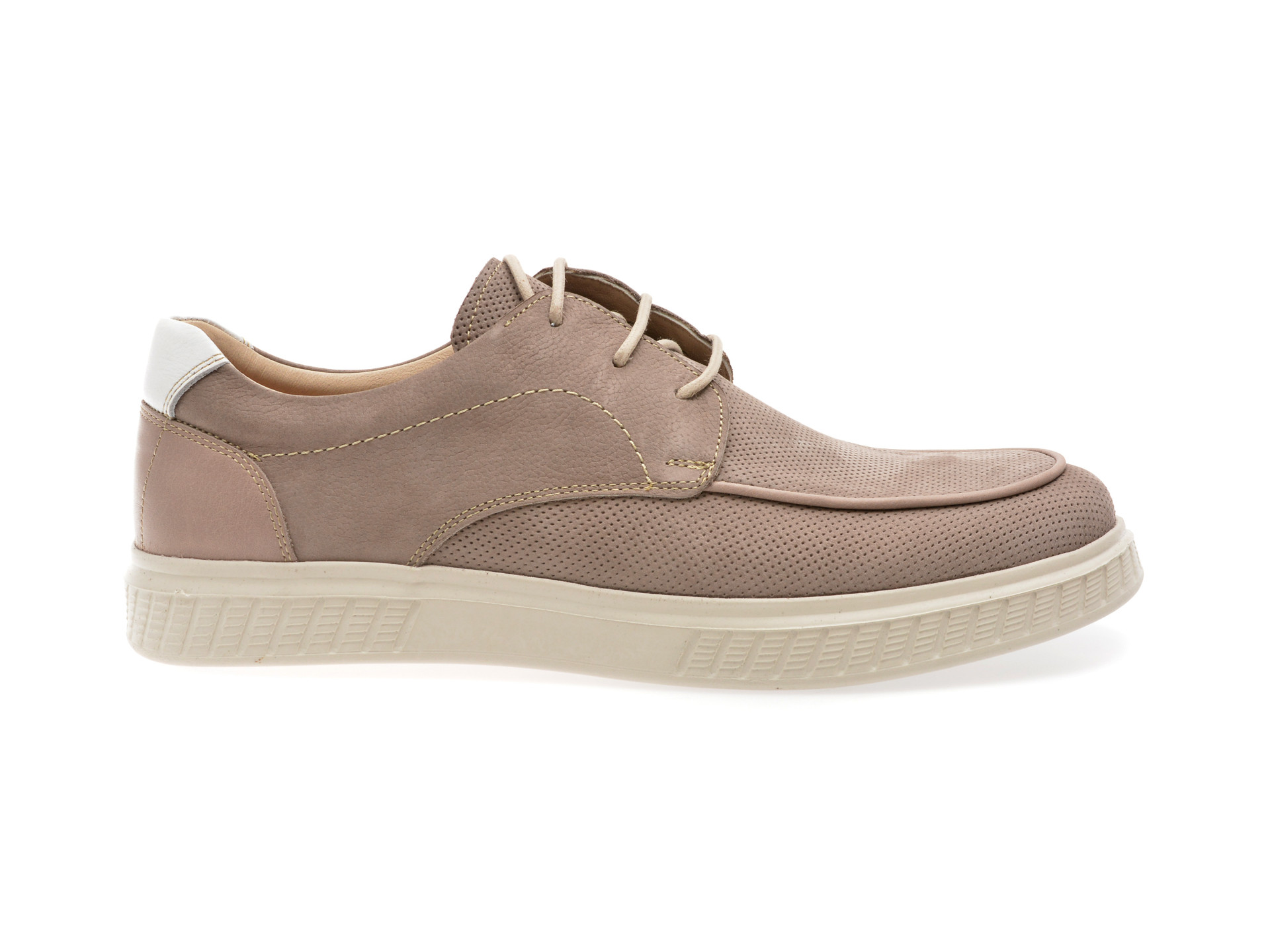 Pantofi OTTER gri, 4193, din nabuc