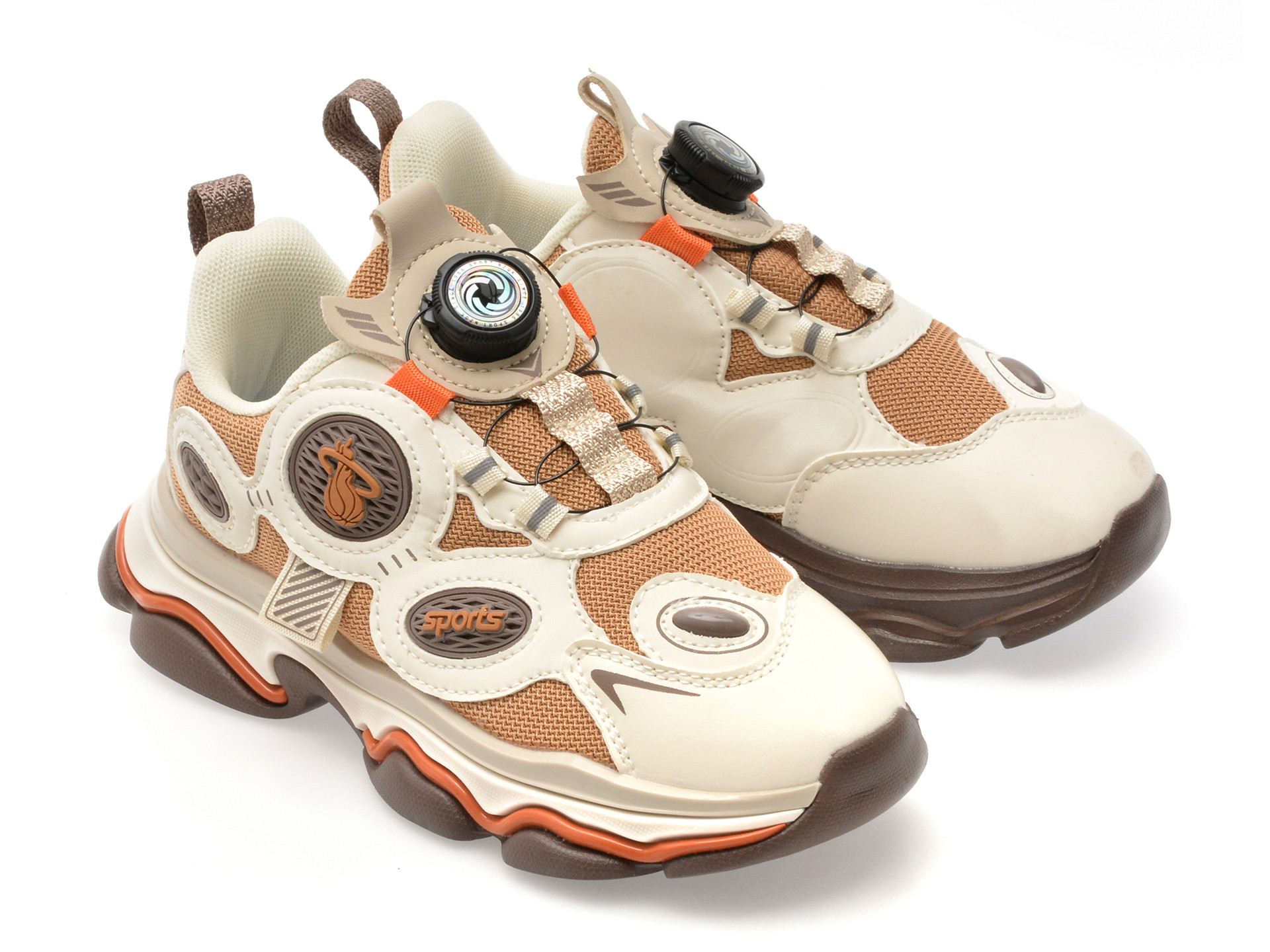 Pantofi sport SELECTION KIDS bej, 8076, din material textil