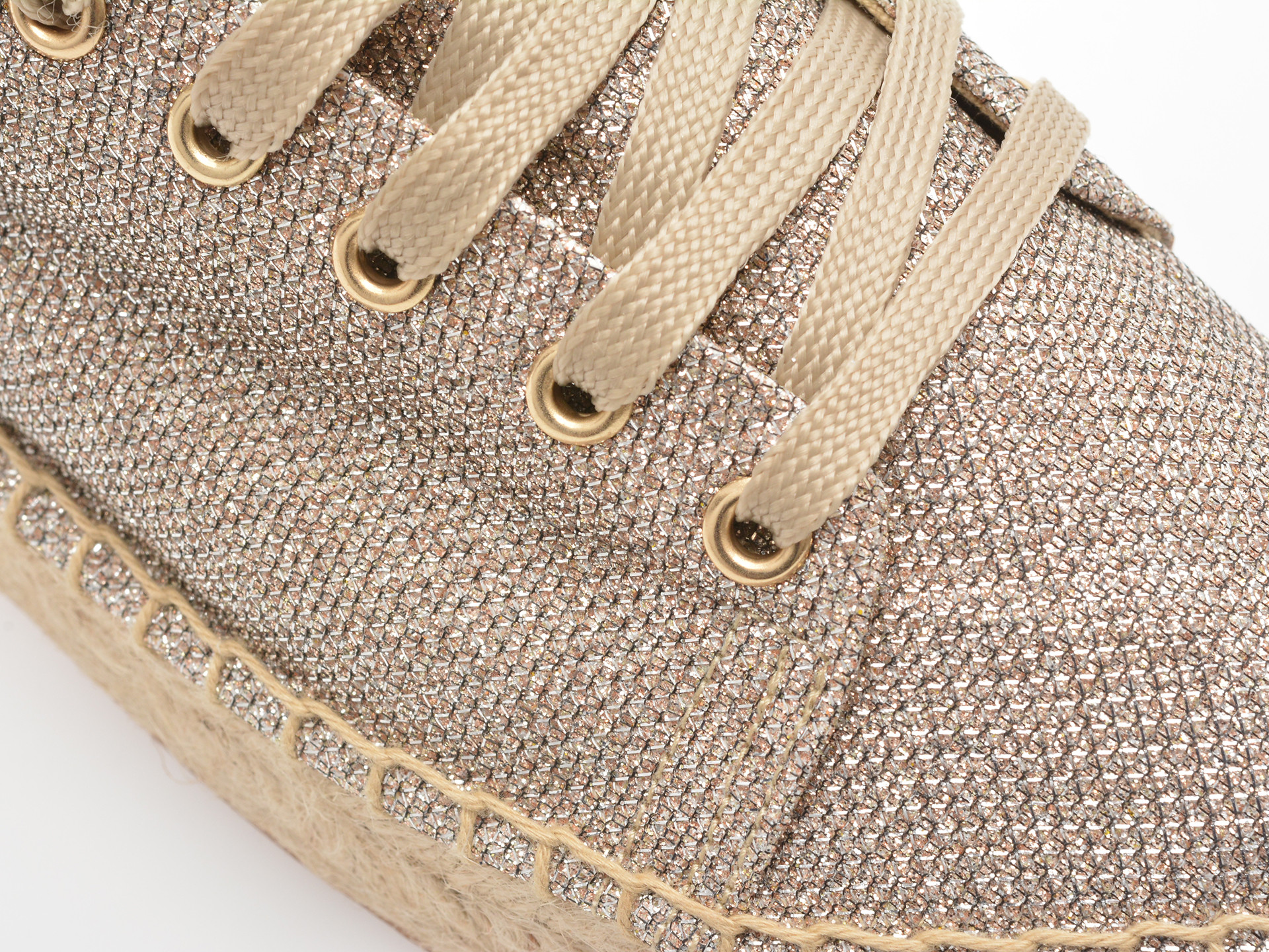 Pantofi REPLAY aurii, WF2224S, din material textil