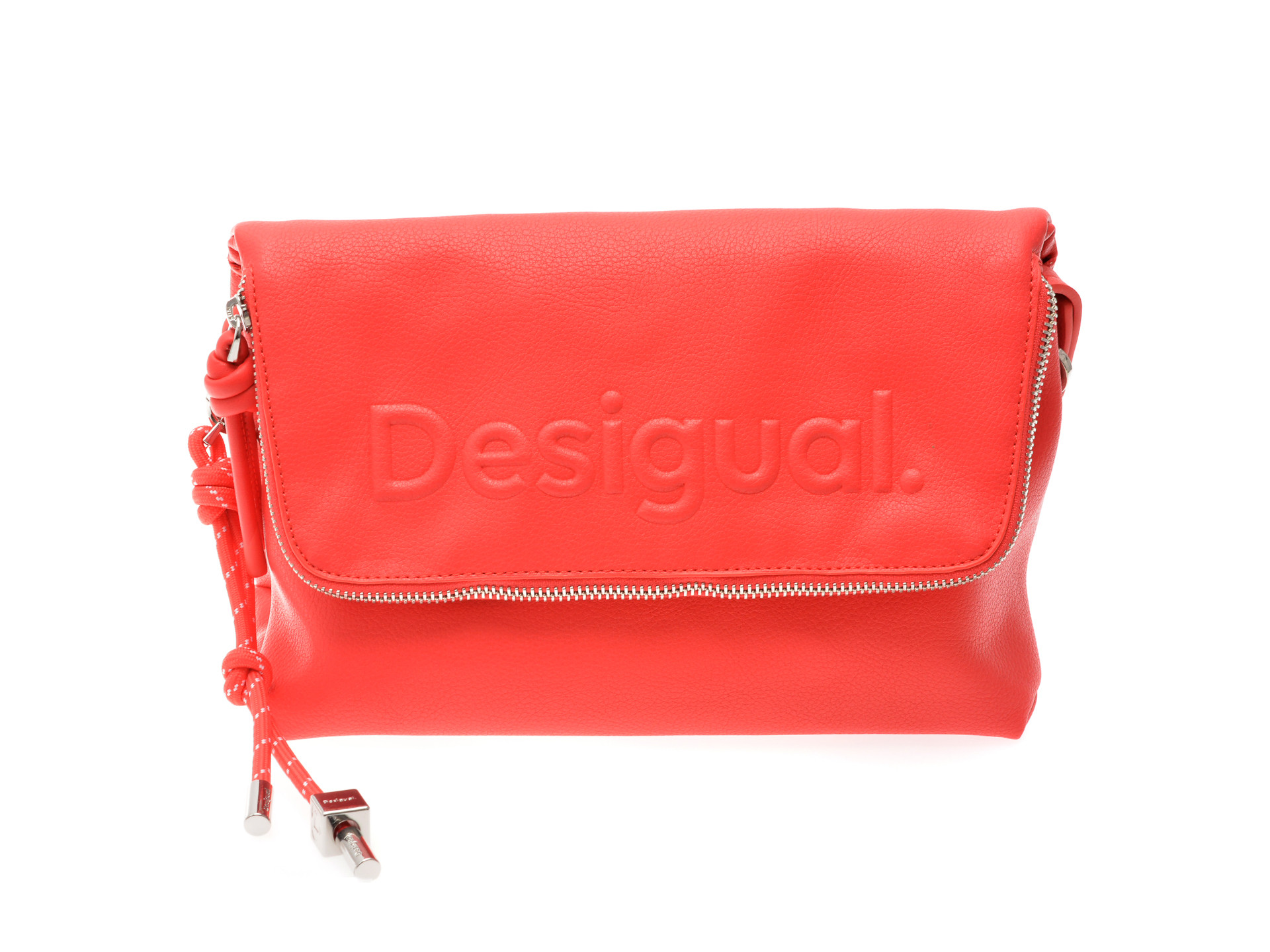 Geanta DESIGUAL rosu, SAXPCD, din piele ecologica