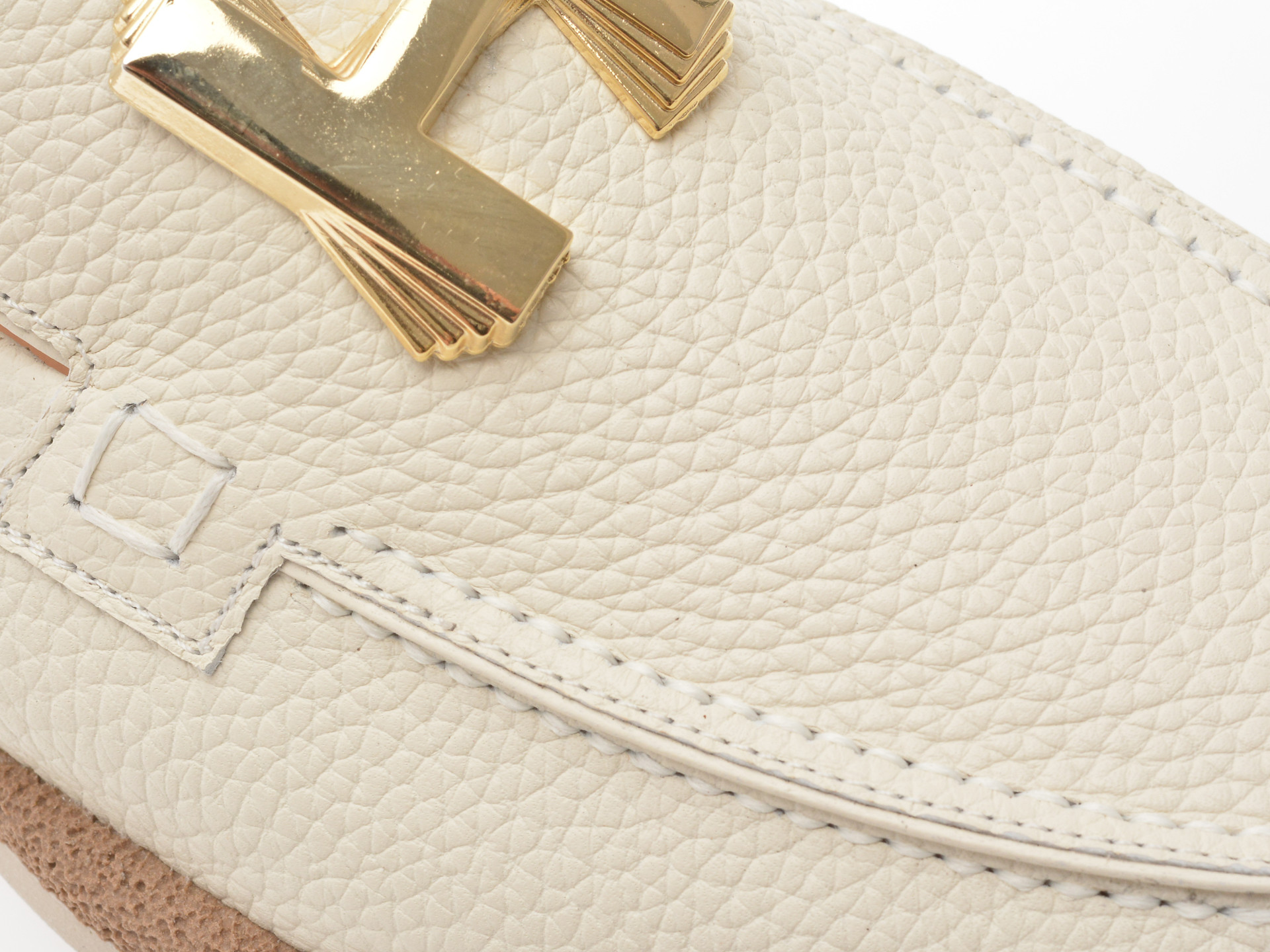 Mocasini EPICA bej, 31491, din piele naturala