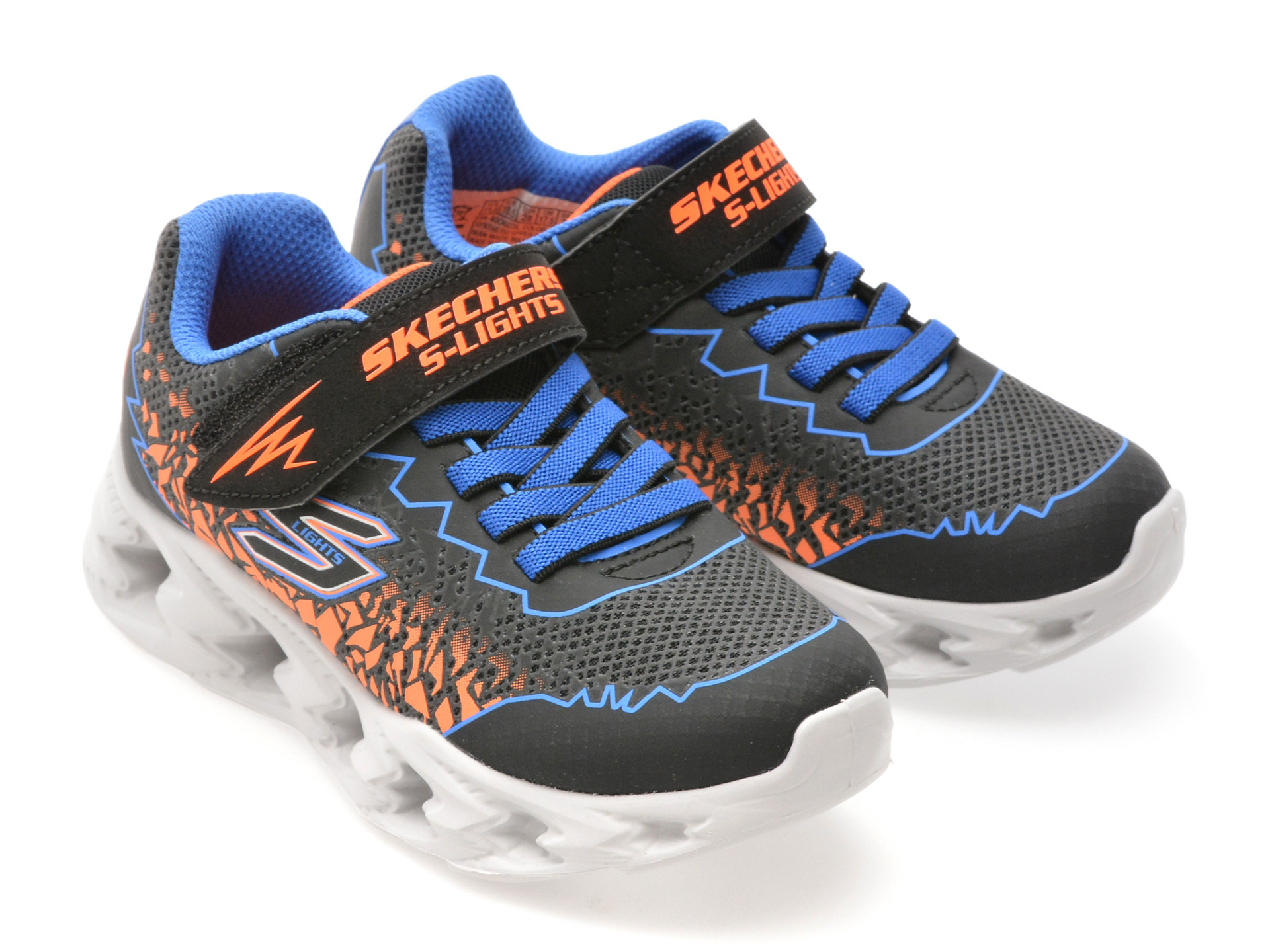 Pantofi sport SKECHERS negri, VORTEX 2.0, din material textil