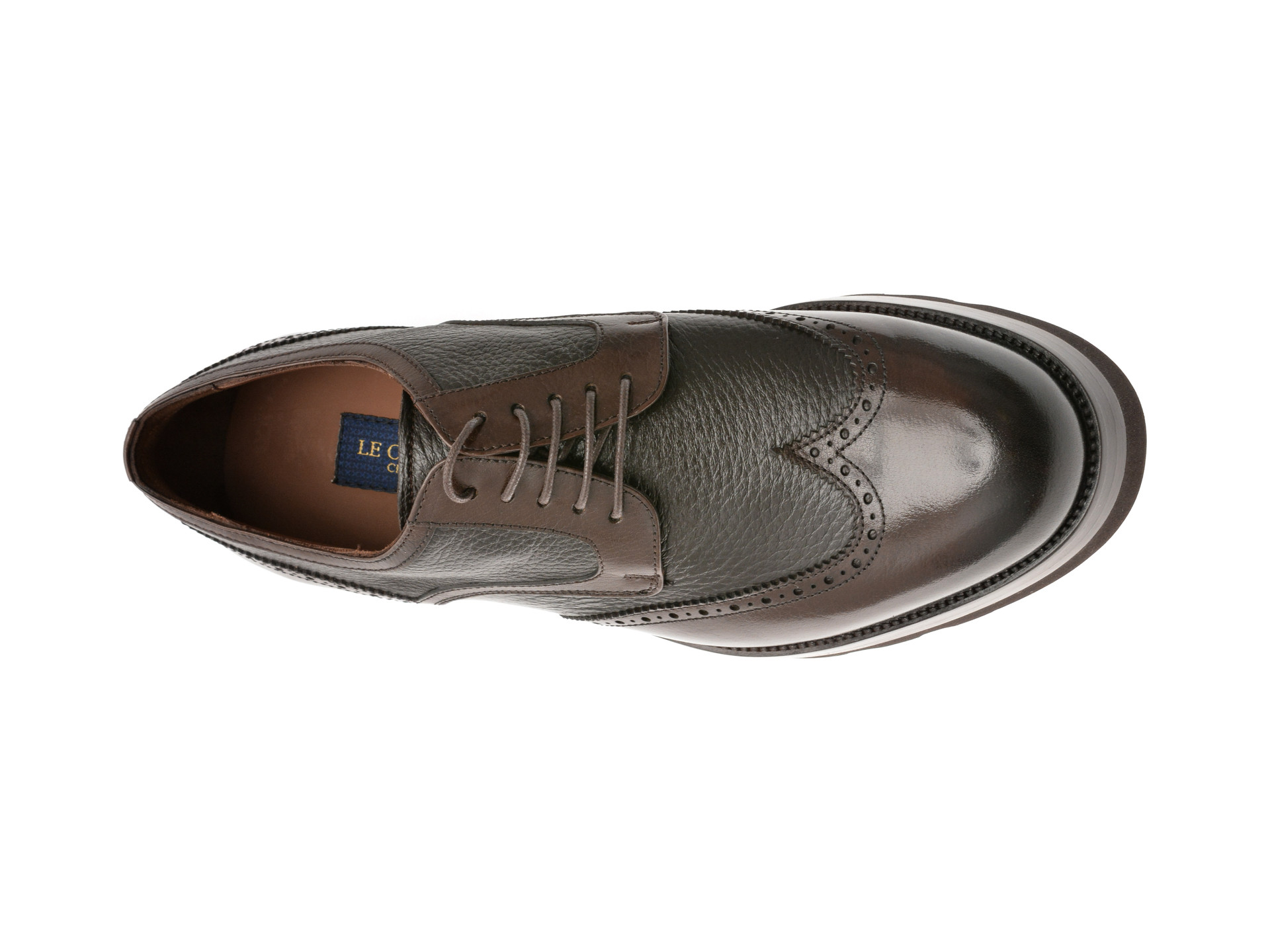 Pantofi eleganti LE COLONEL maro, 49115, din piele naturala