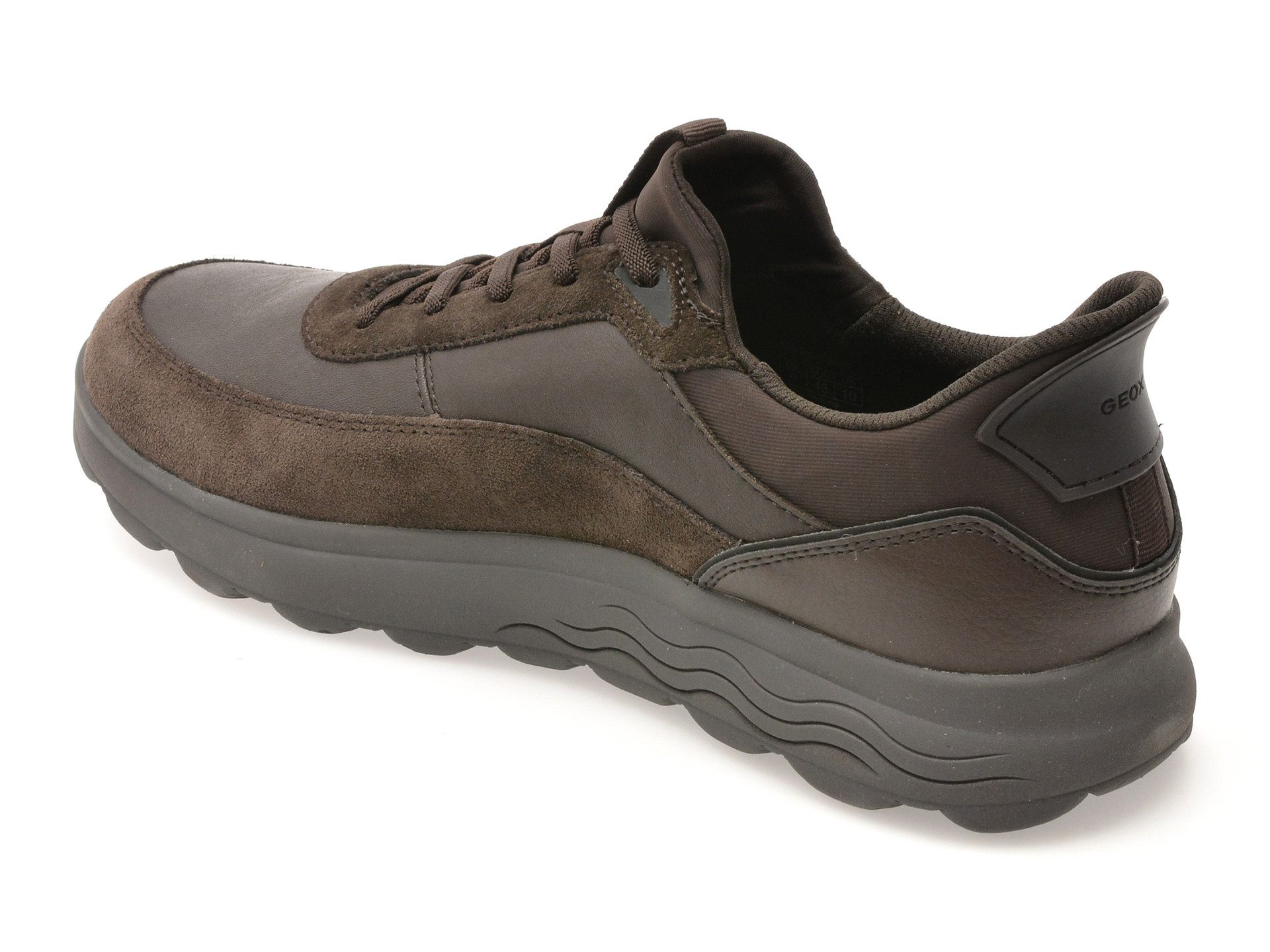 Pantofi sport GEOX maro, U56MPA, din piele naturala