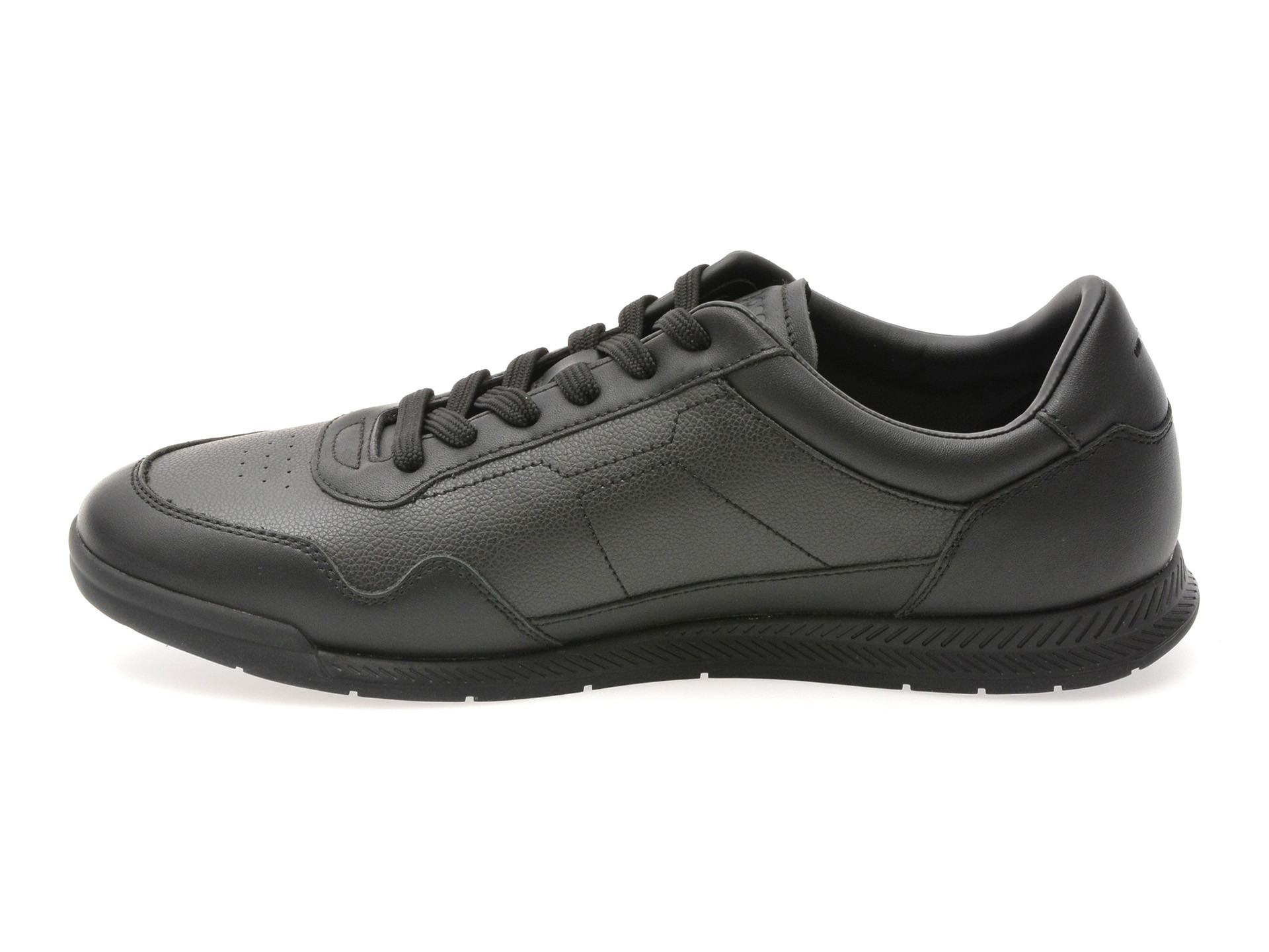 Pantofi sport BOSS negri, 6525, din piele ecologica