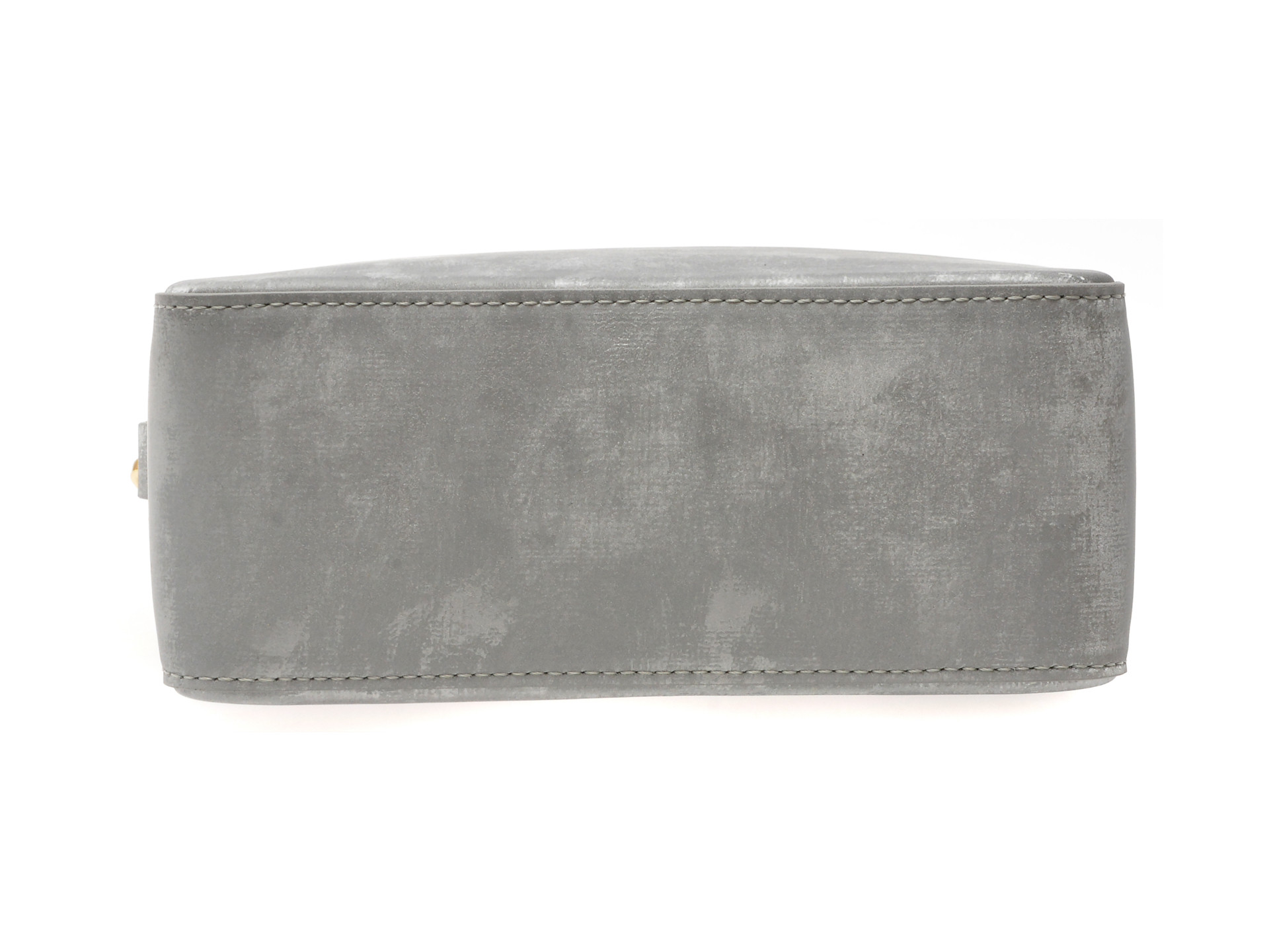 Geanta EPICA argintie, 400813, din piele naturala