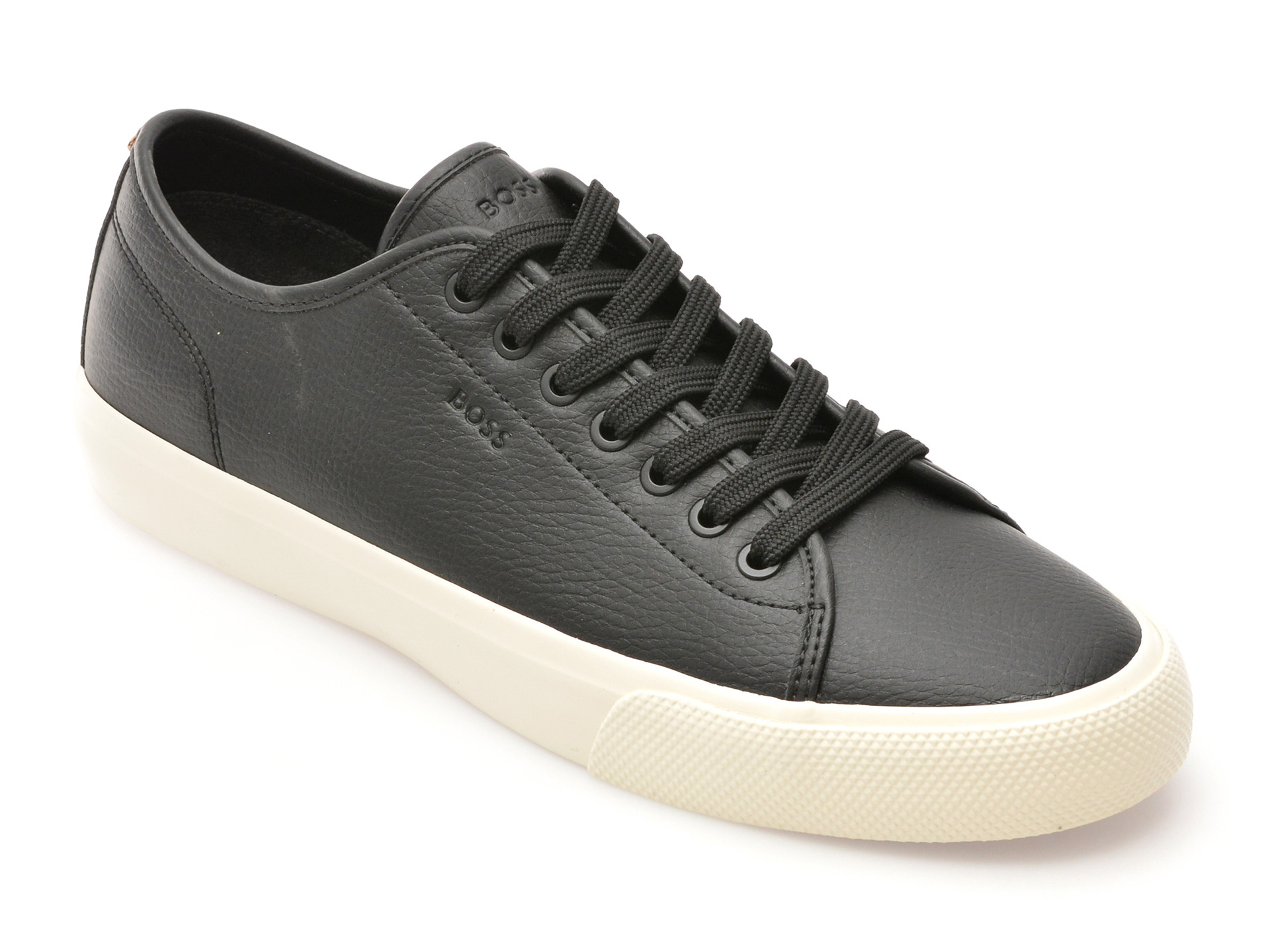 Pantofi sport BOSS negri, 7549, din piele ecologica