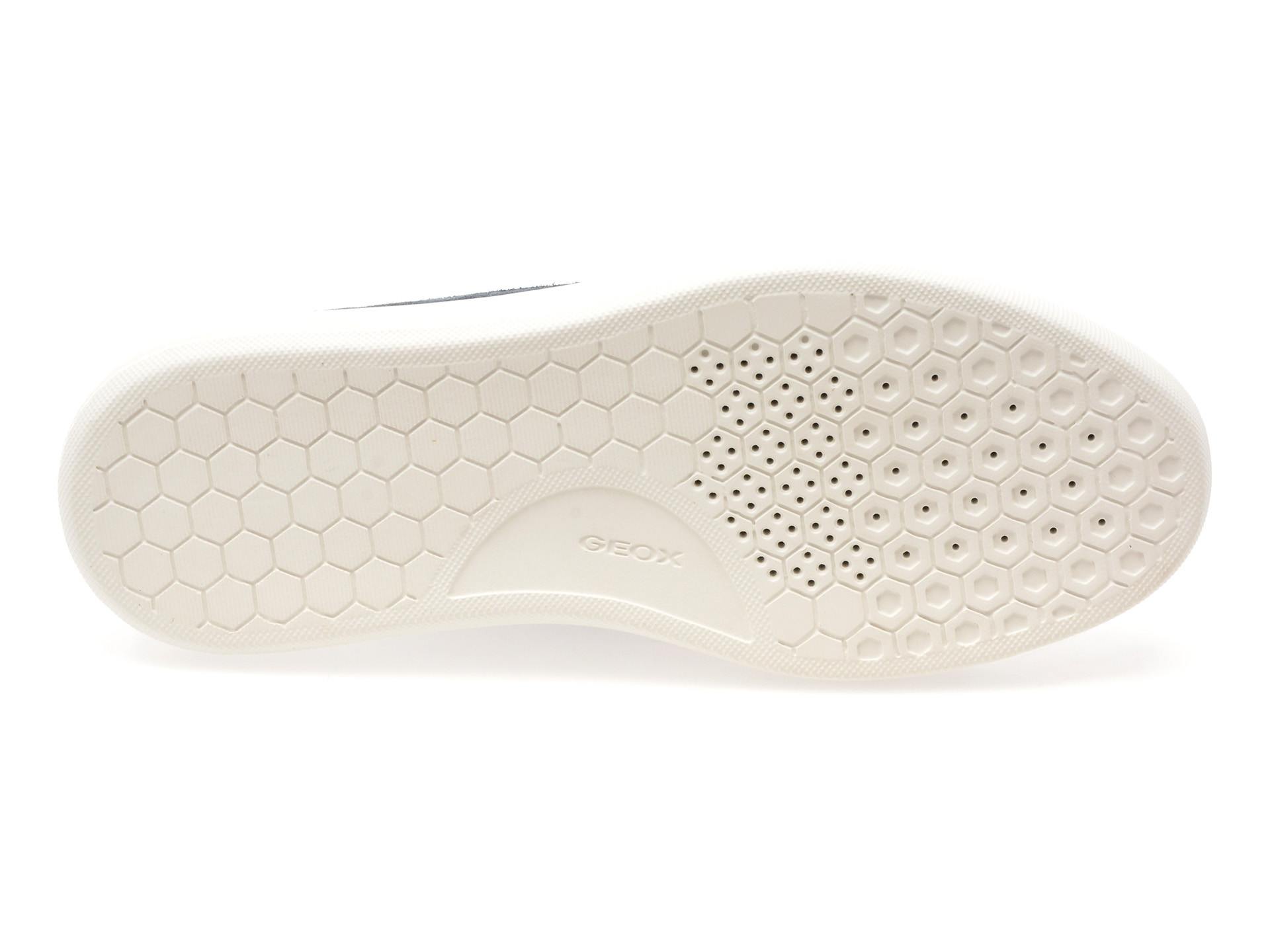 Pantofi sport GEOX albi, U465WA, din piele naturala