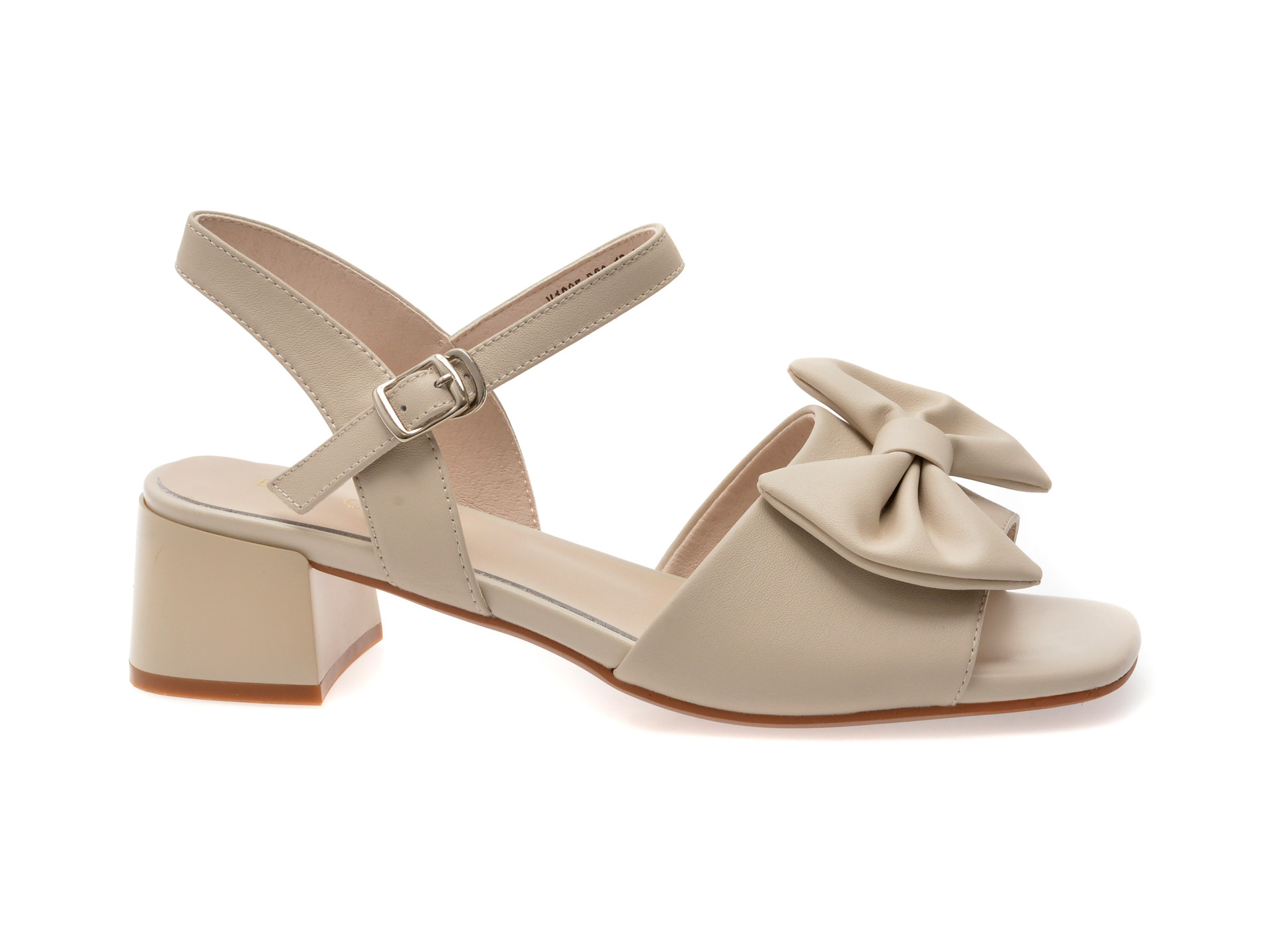 Sandale EPICA bej, 1295D29, din piele naturala