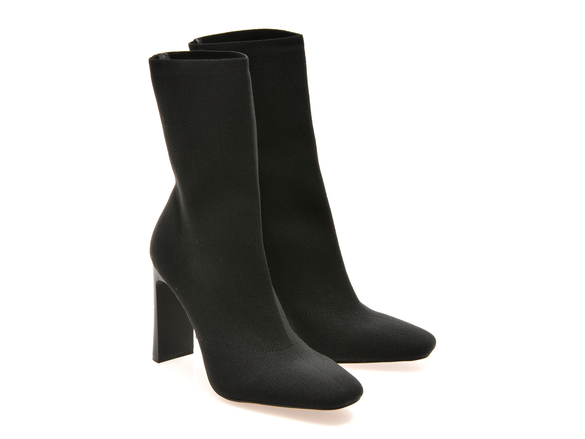 Botine elegante ALDO negre, FAELORA 001, din material textil