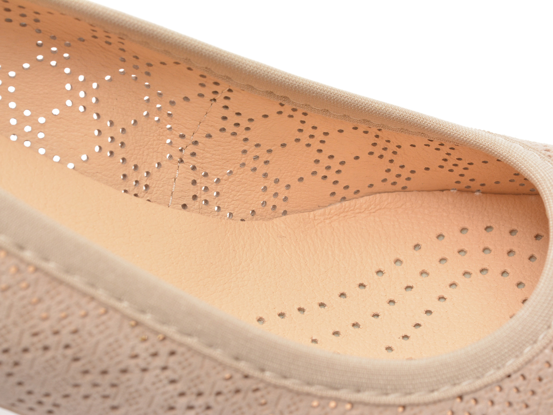 Pantofi IMAGE bej, 6743, din piele naturala