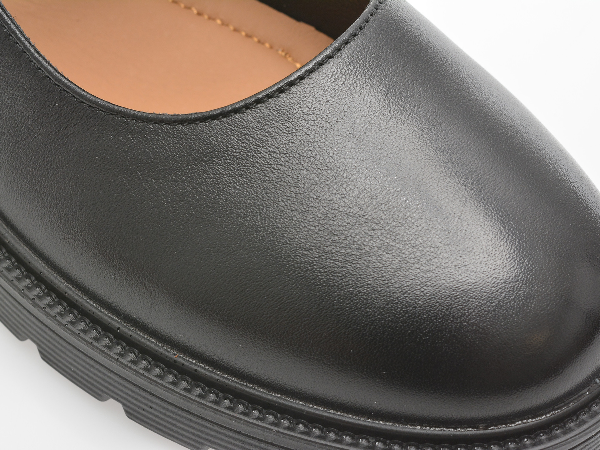 Pantofi EPICA negri, 914, din piele naturala