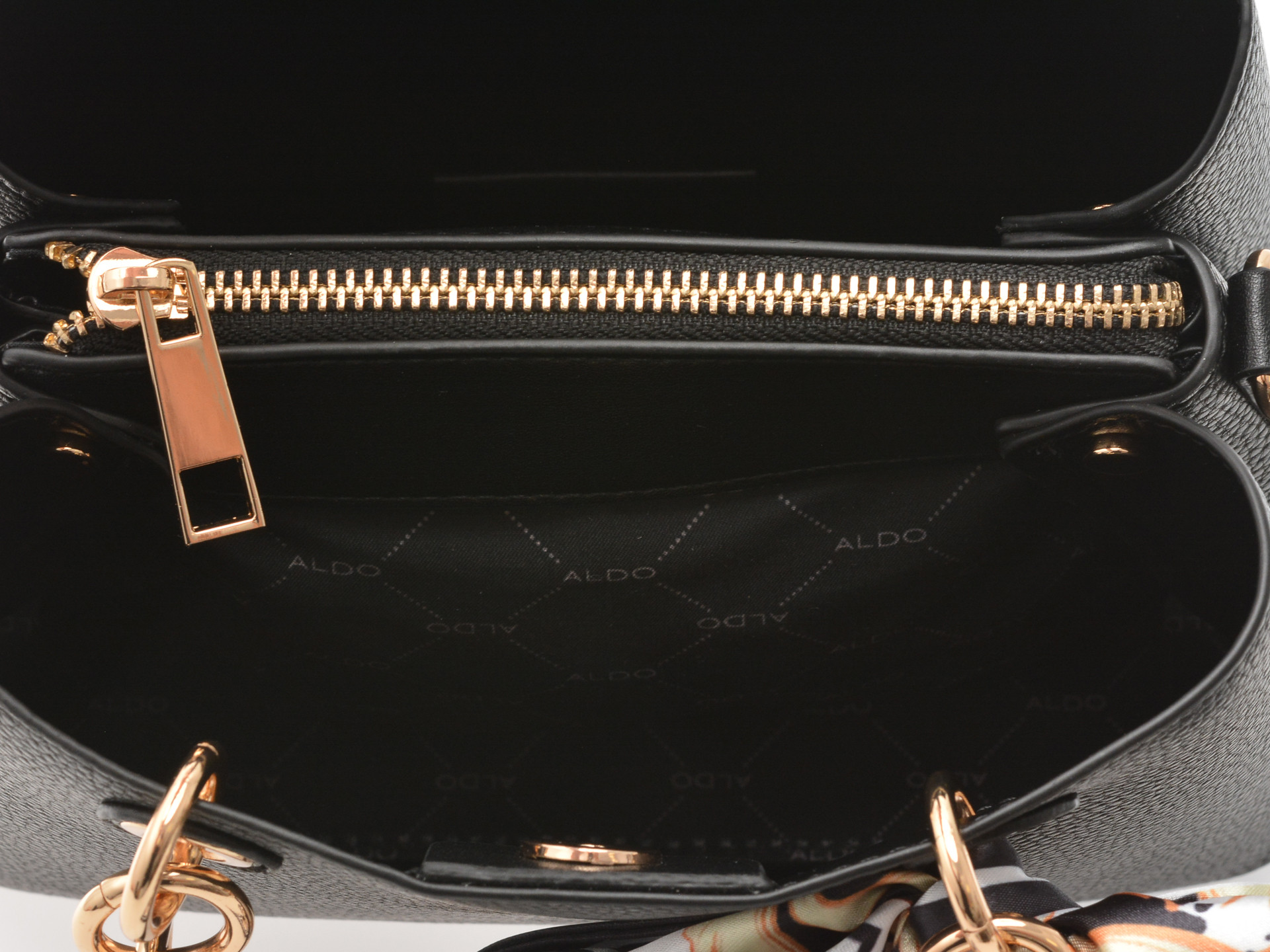 Geanta ALDO neagra, TENTERDEN 004, din piele ecologica