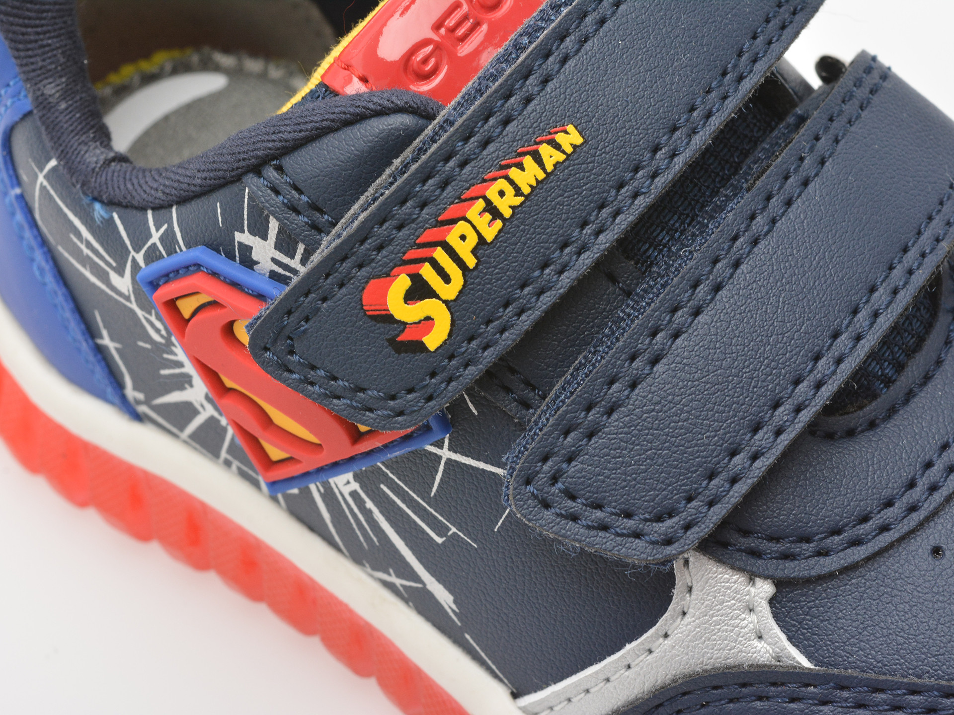 Pantofi sport GEOX bleumarin, B565ZB, din piele ecologica