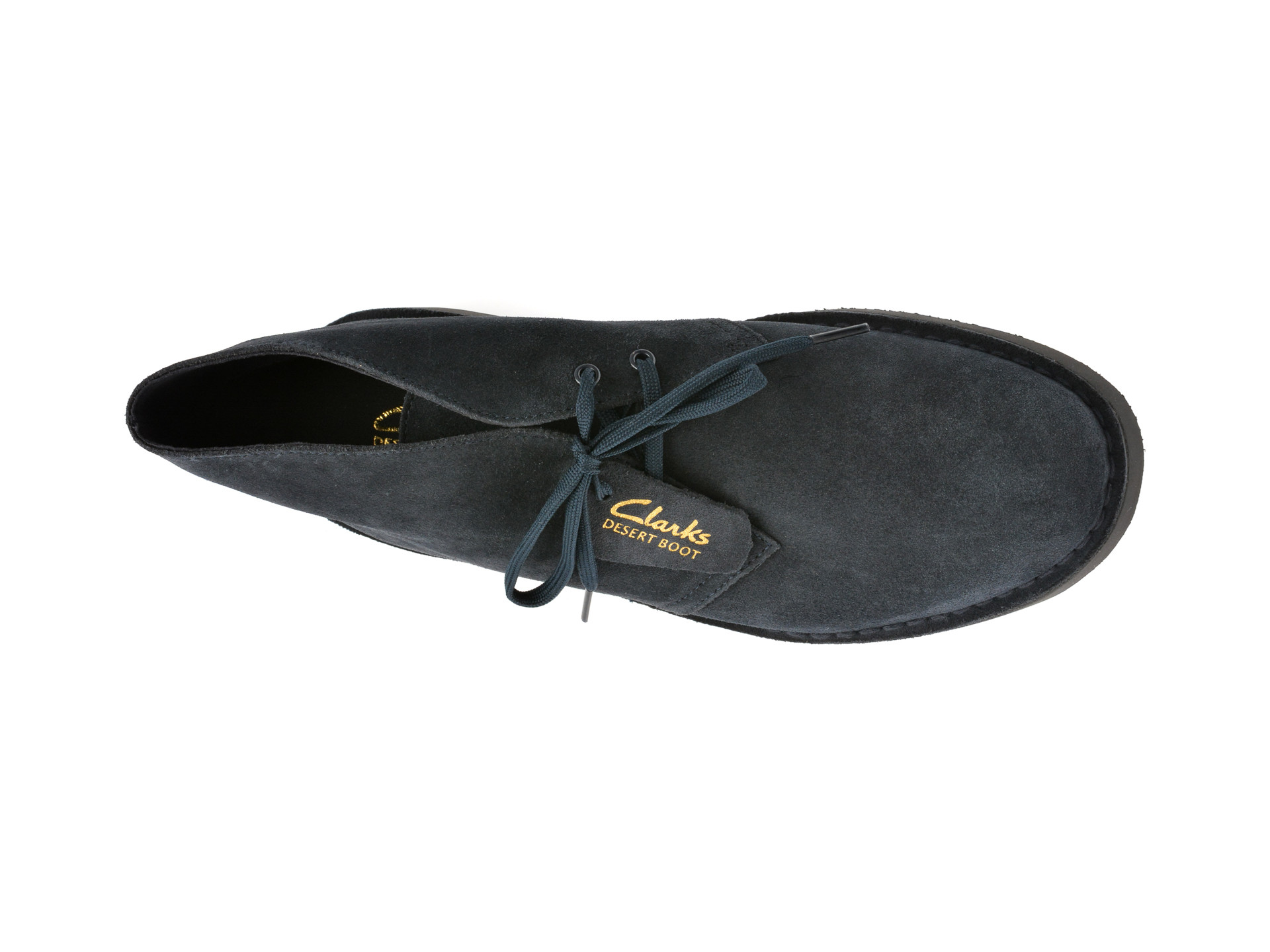 Ghete CLARKS bleumarin, DESERT BT EVO, din piele intoarsa