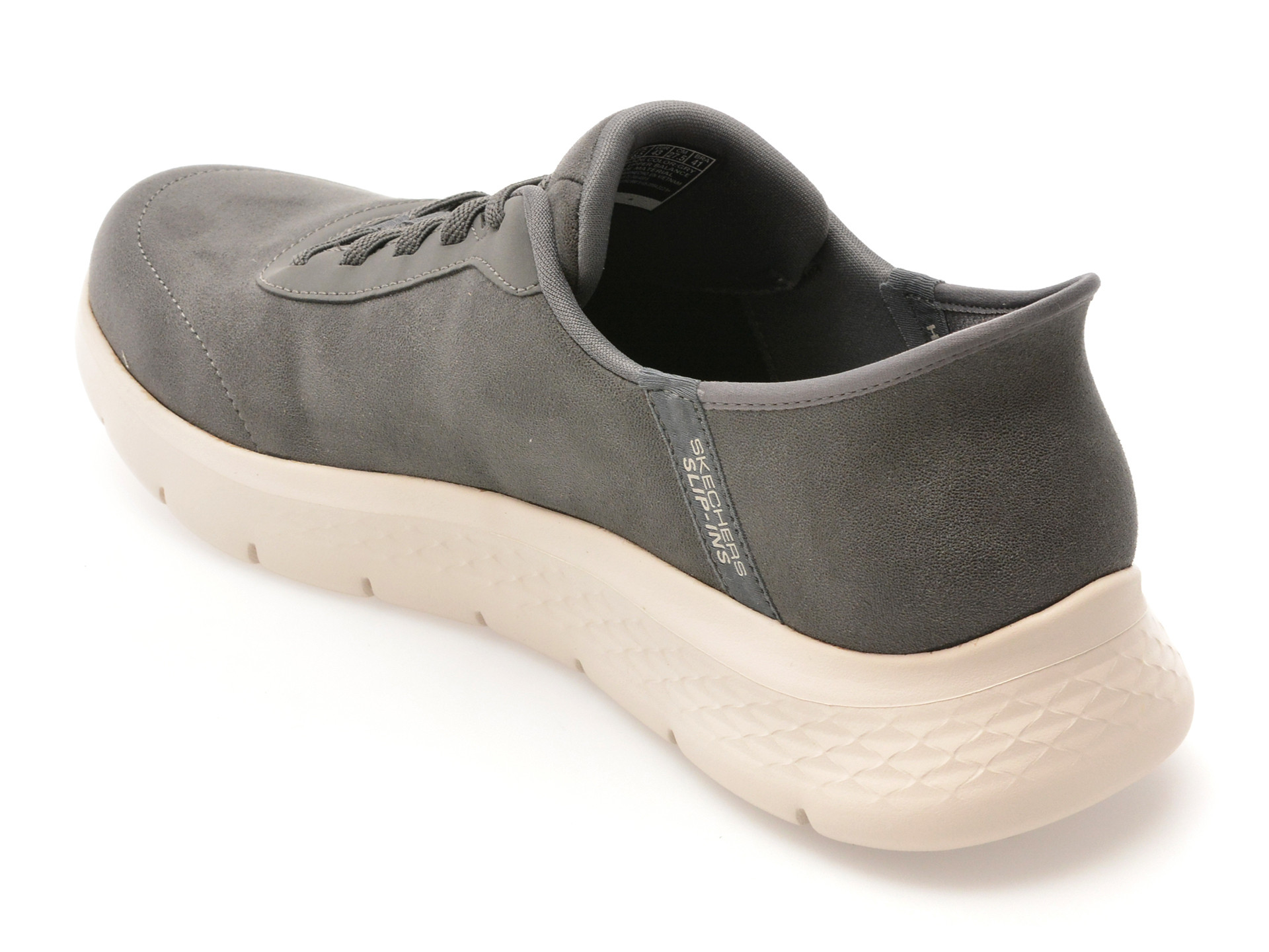 Pantofi sport SKECHERS gri, GO WALK FLEX, din material textil