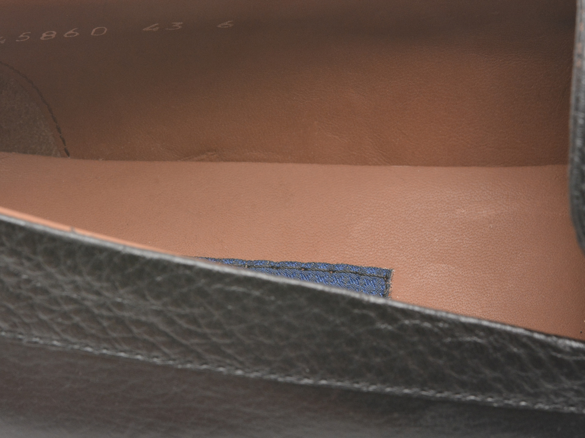 Mocasini eleganti LE COLONEL negri, 45860, din piele naturala