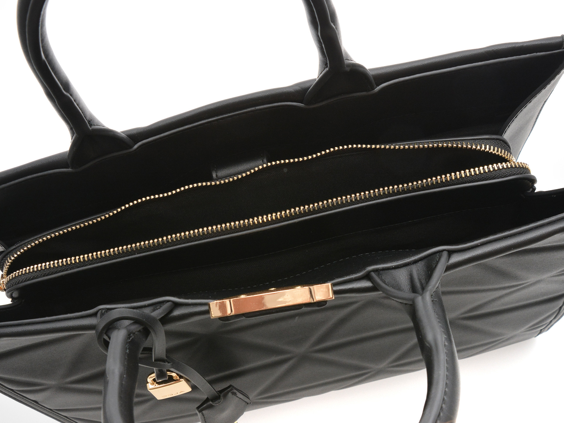 Geanta ALDO neagra, GWENETH 001, din piele ecologica