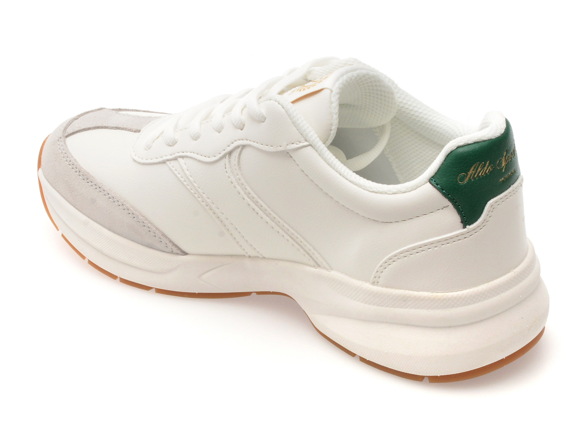 Pantofi sport ALDO albi, CLUBCHIC 138, din piele ecologica