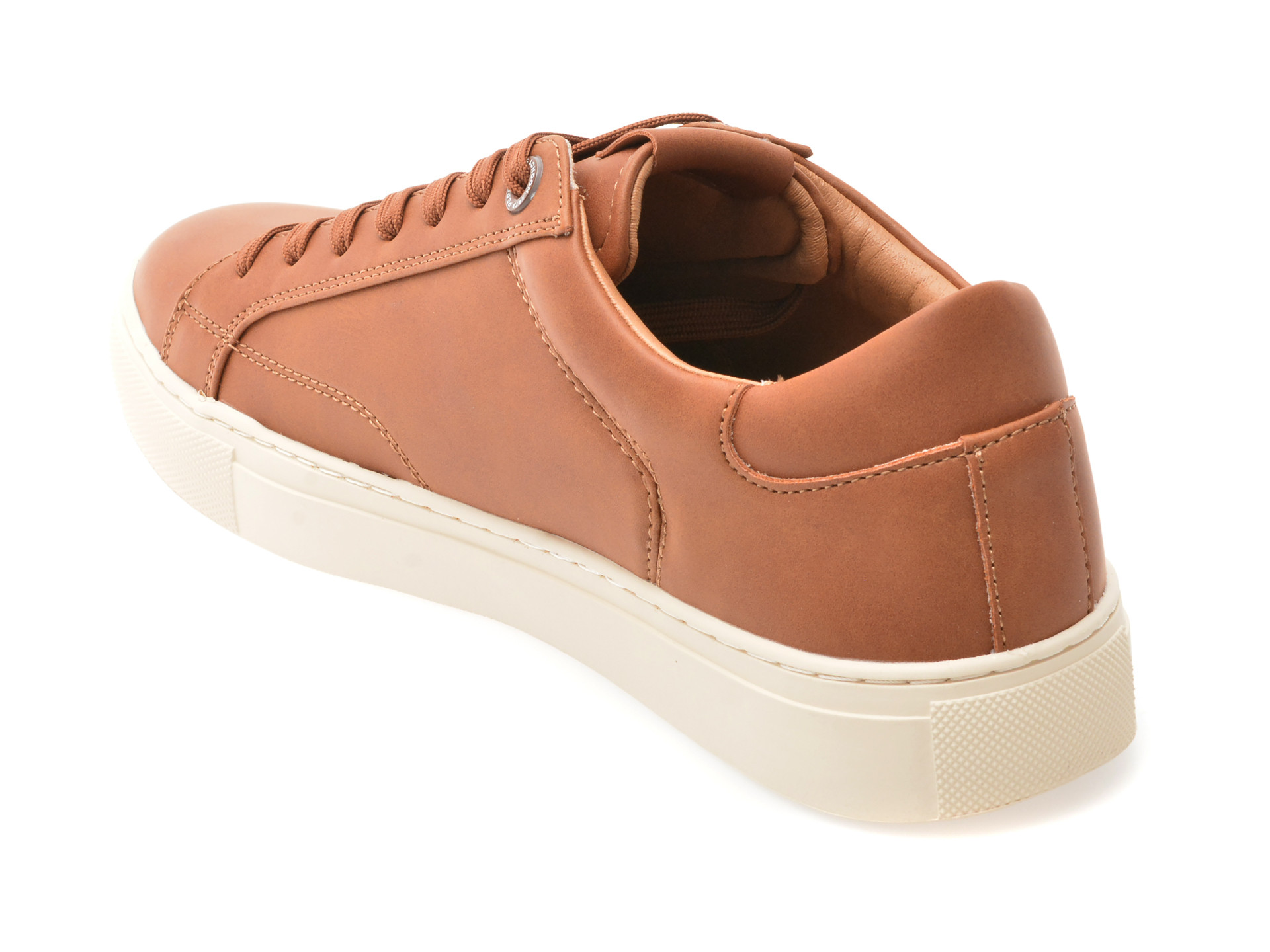 Pantofi sport PEPE JEANS maro, JOE BASIC, din piele ecologica