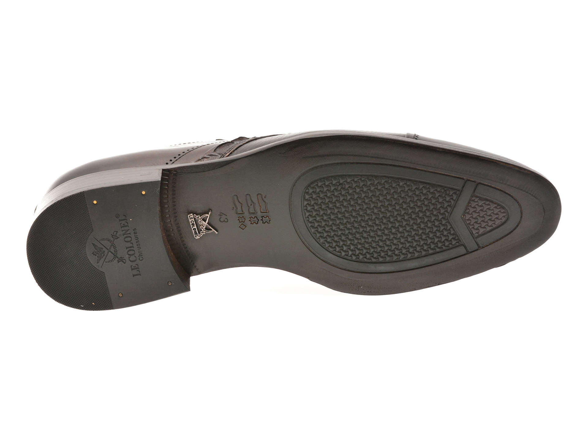 Pantofi eleganti LE COLONEL maro, 32724, din piele naturala