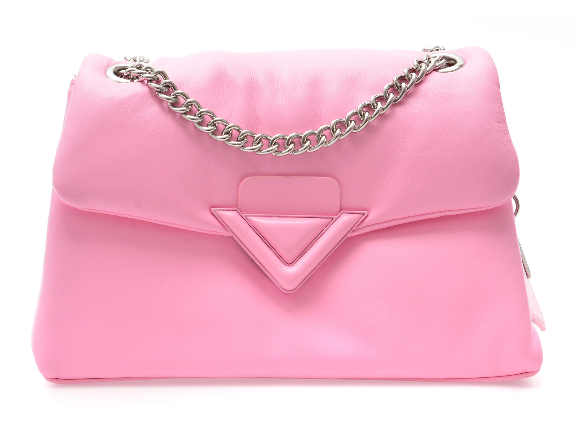 Geanta ALDO roz, SOFT PUFF 650, din piele ecologica