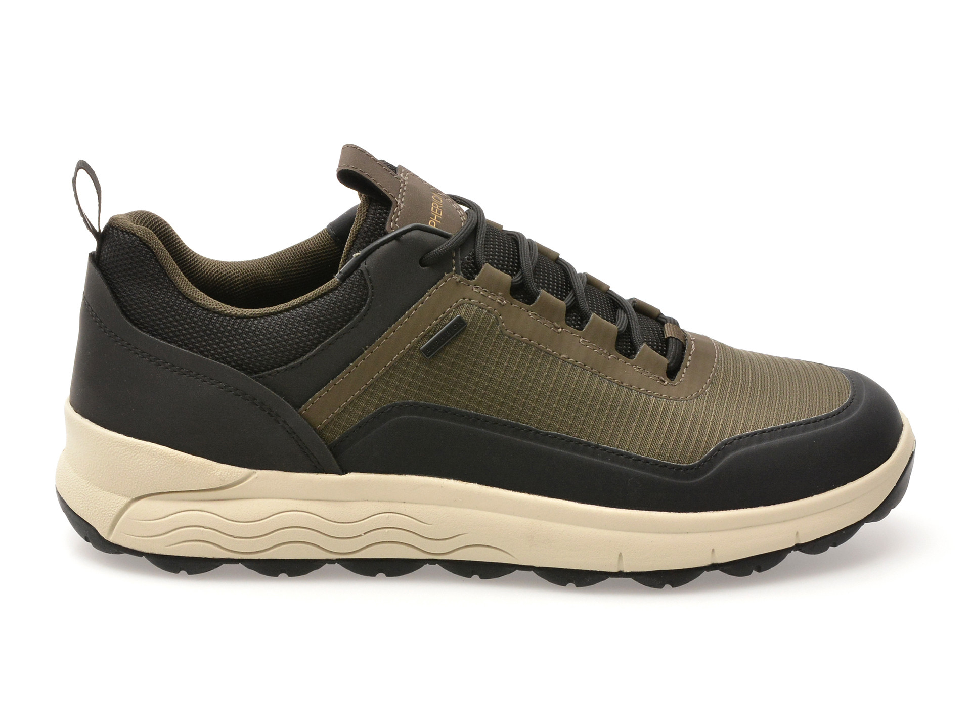 Pantofi sport GEOX kaki, U56FDA, din material textil